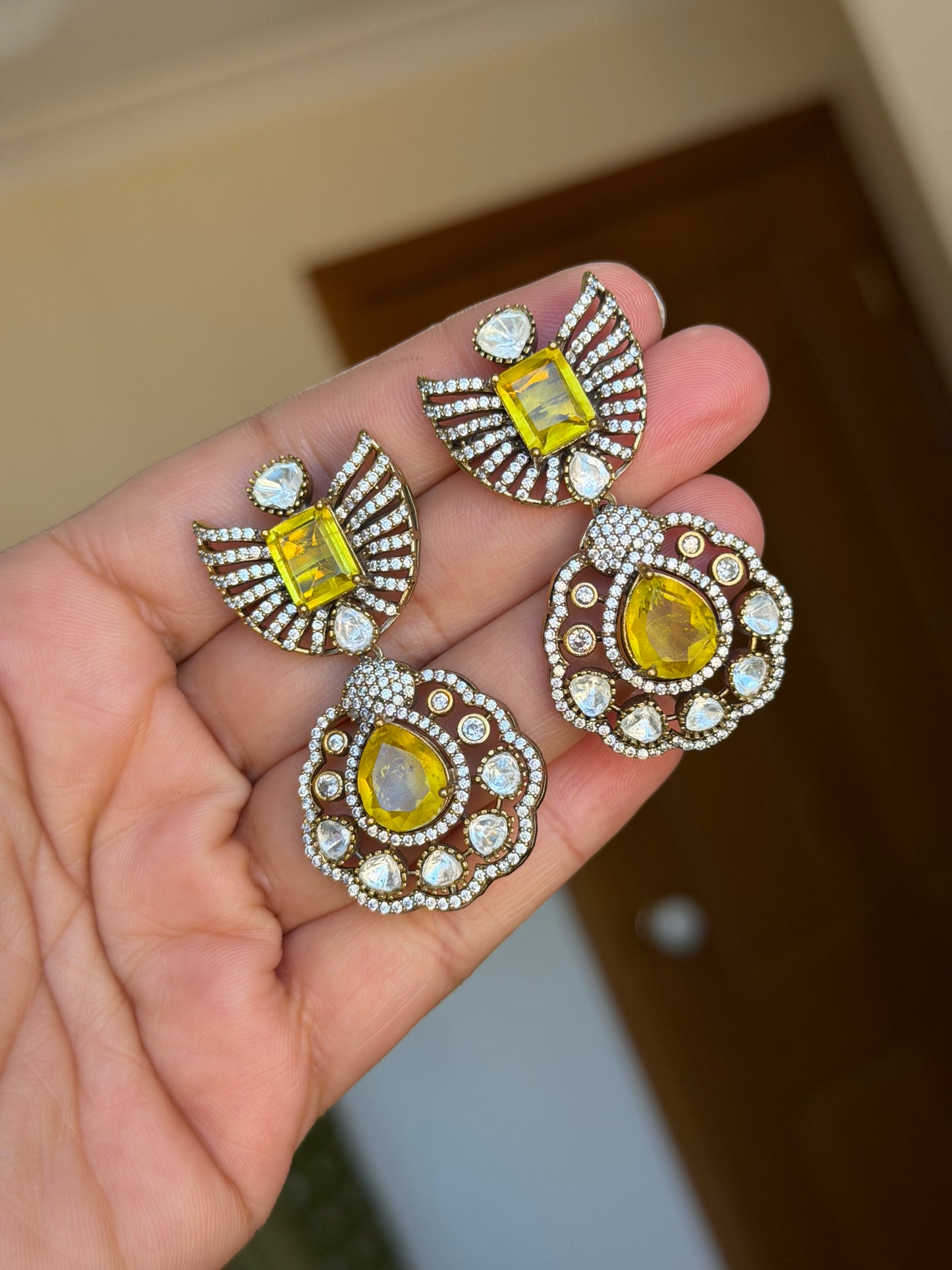 Premium moissanite earrings