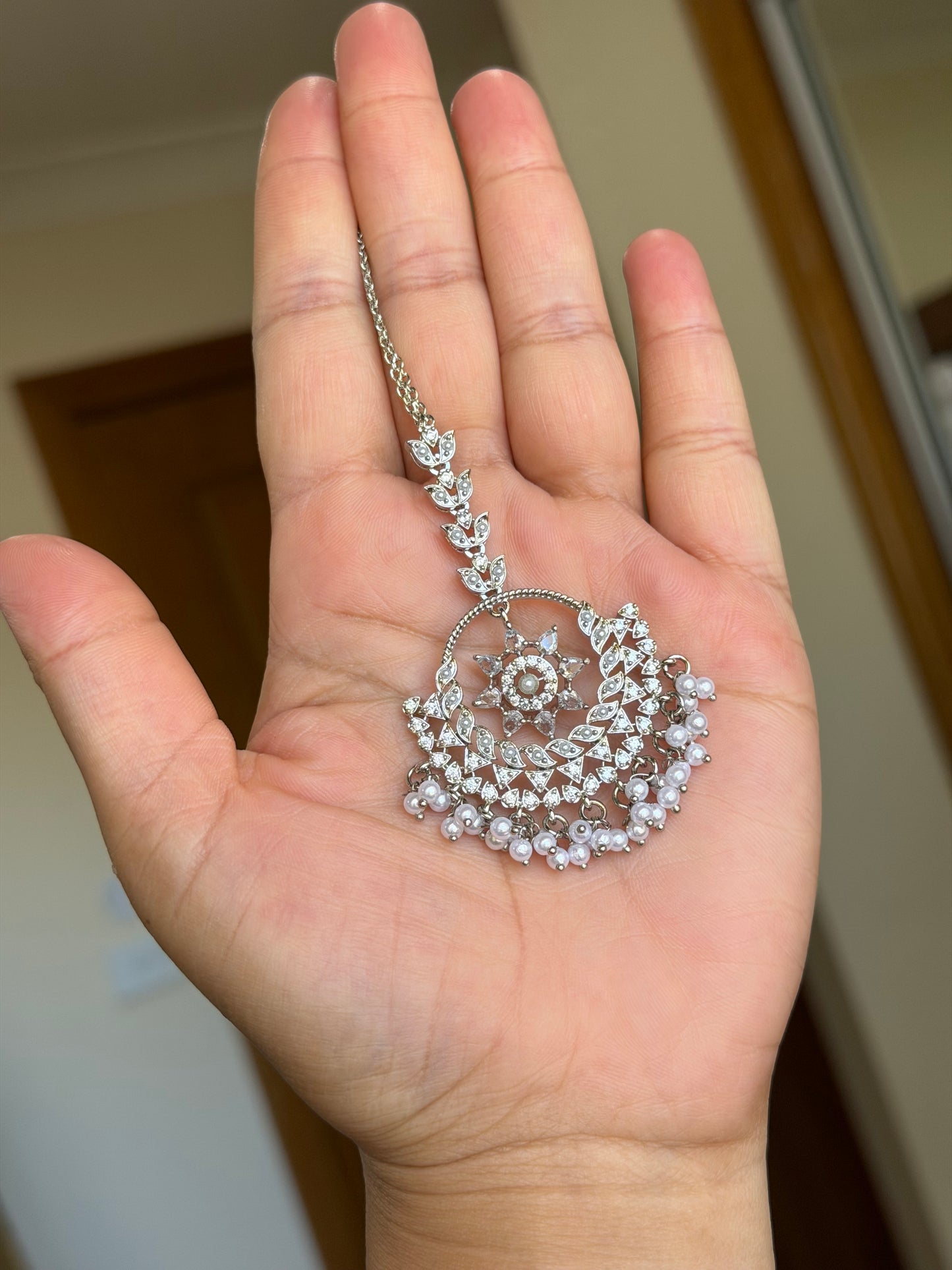 Ad chandbali earrings