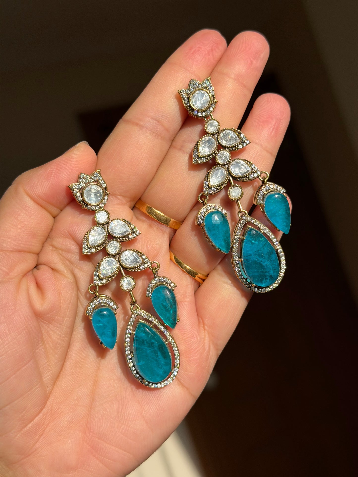 Premium moissanite earrings