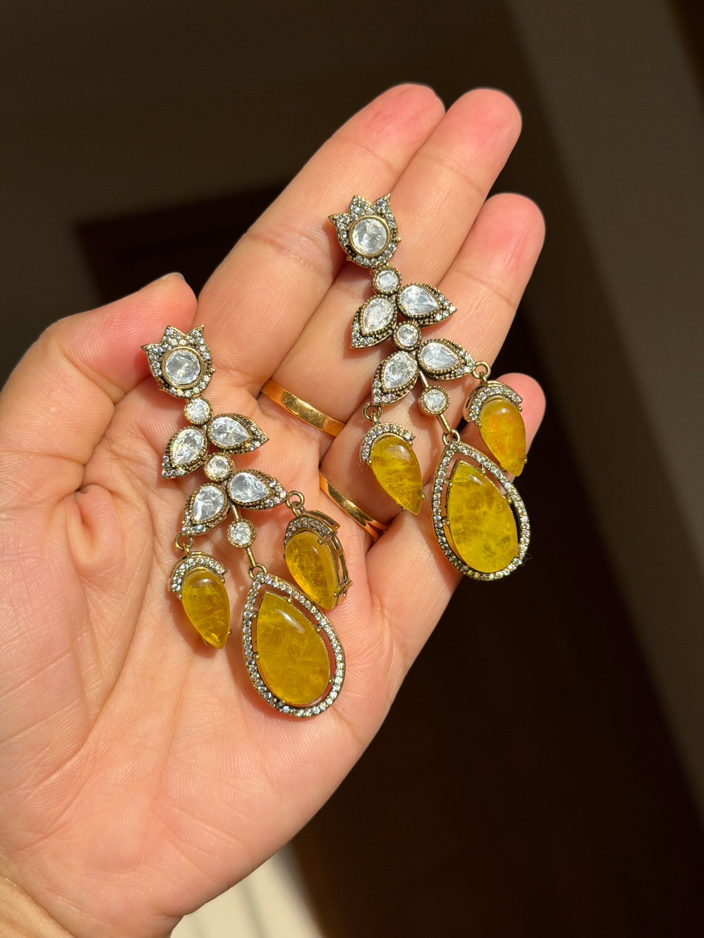 Premium moissanite earrings