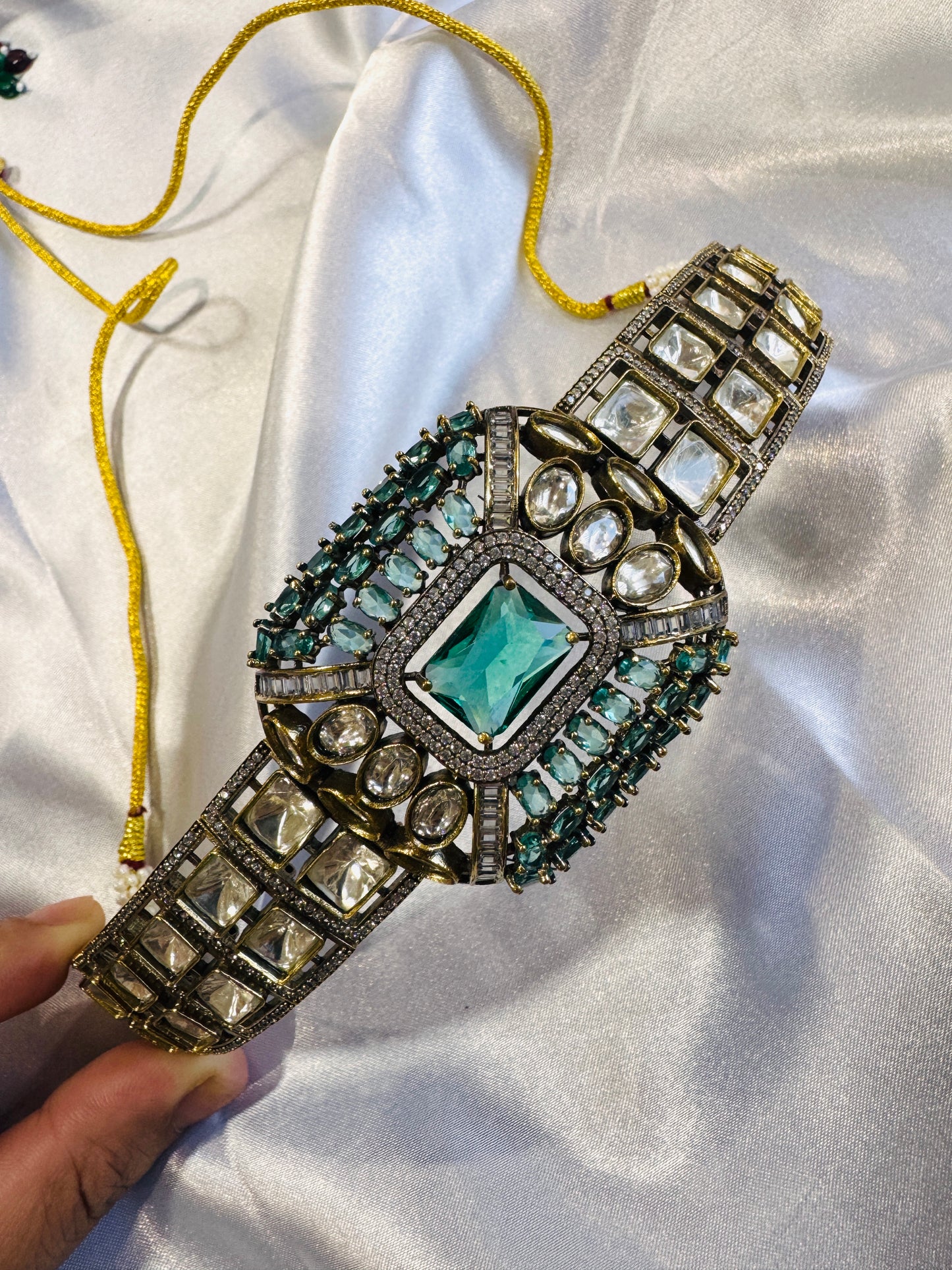 Premium moissanite chokar