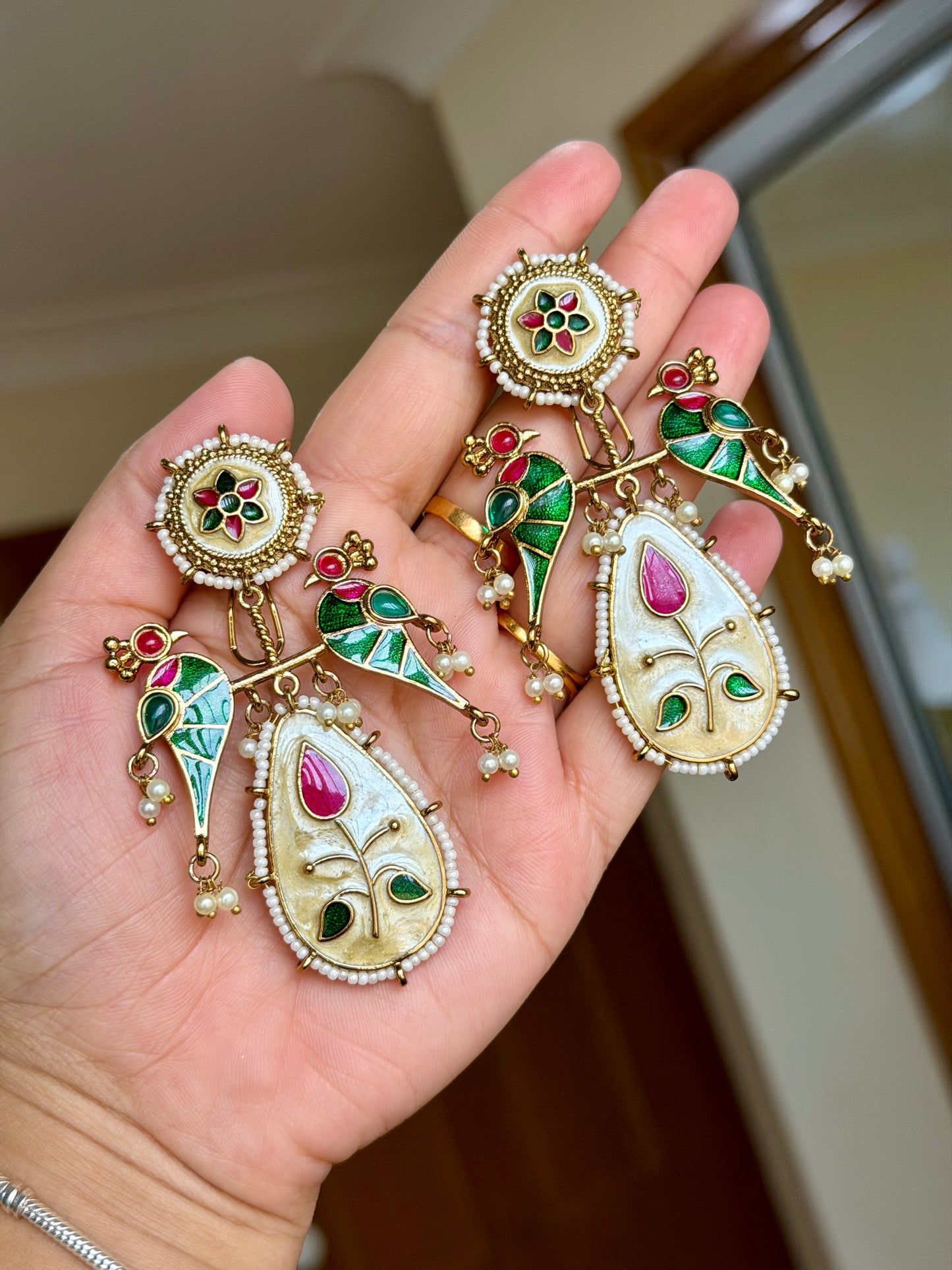 Kundan earrings