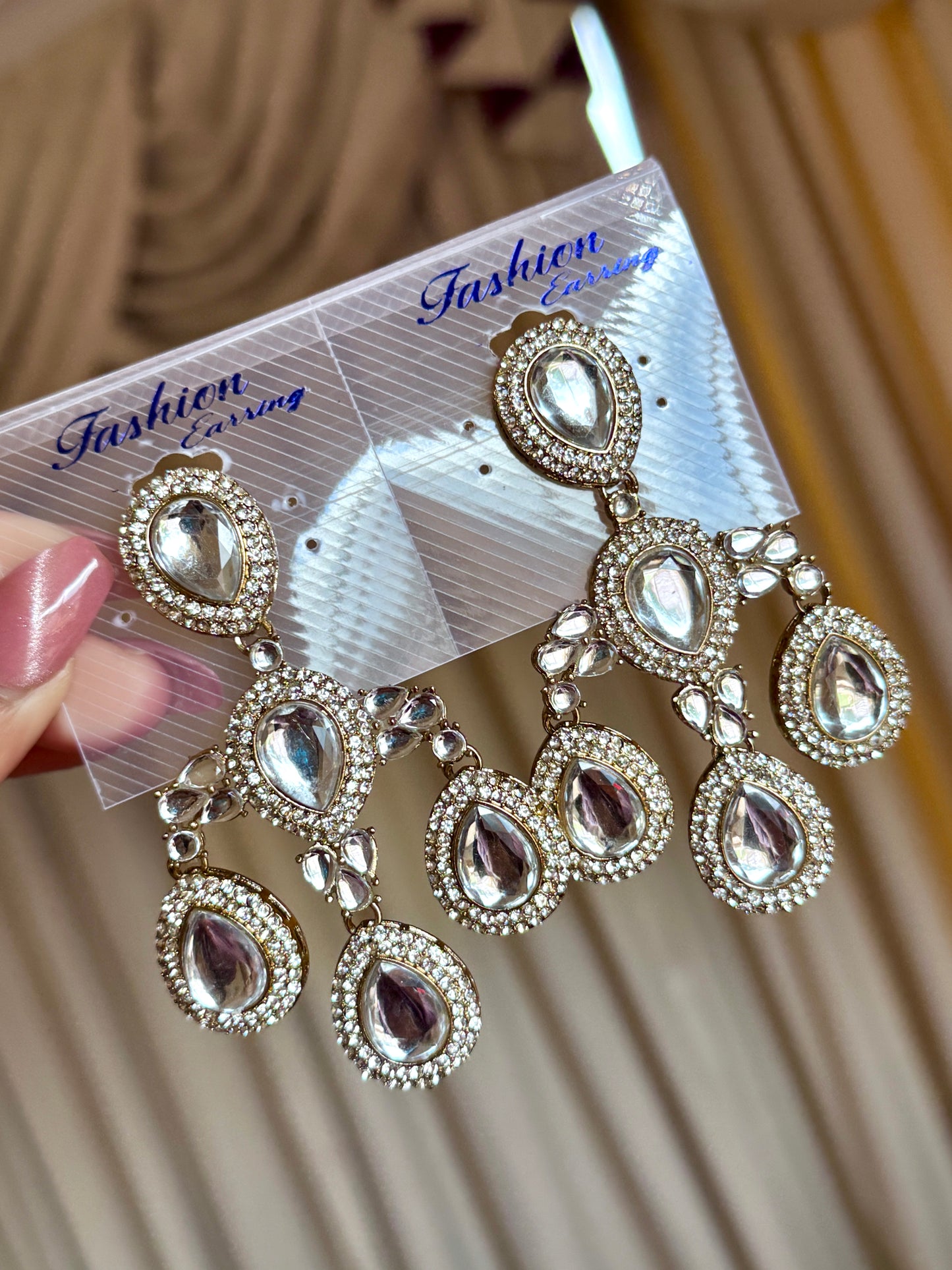 Kundan earrings