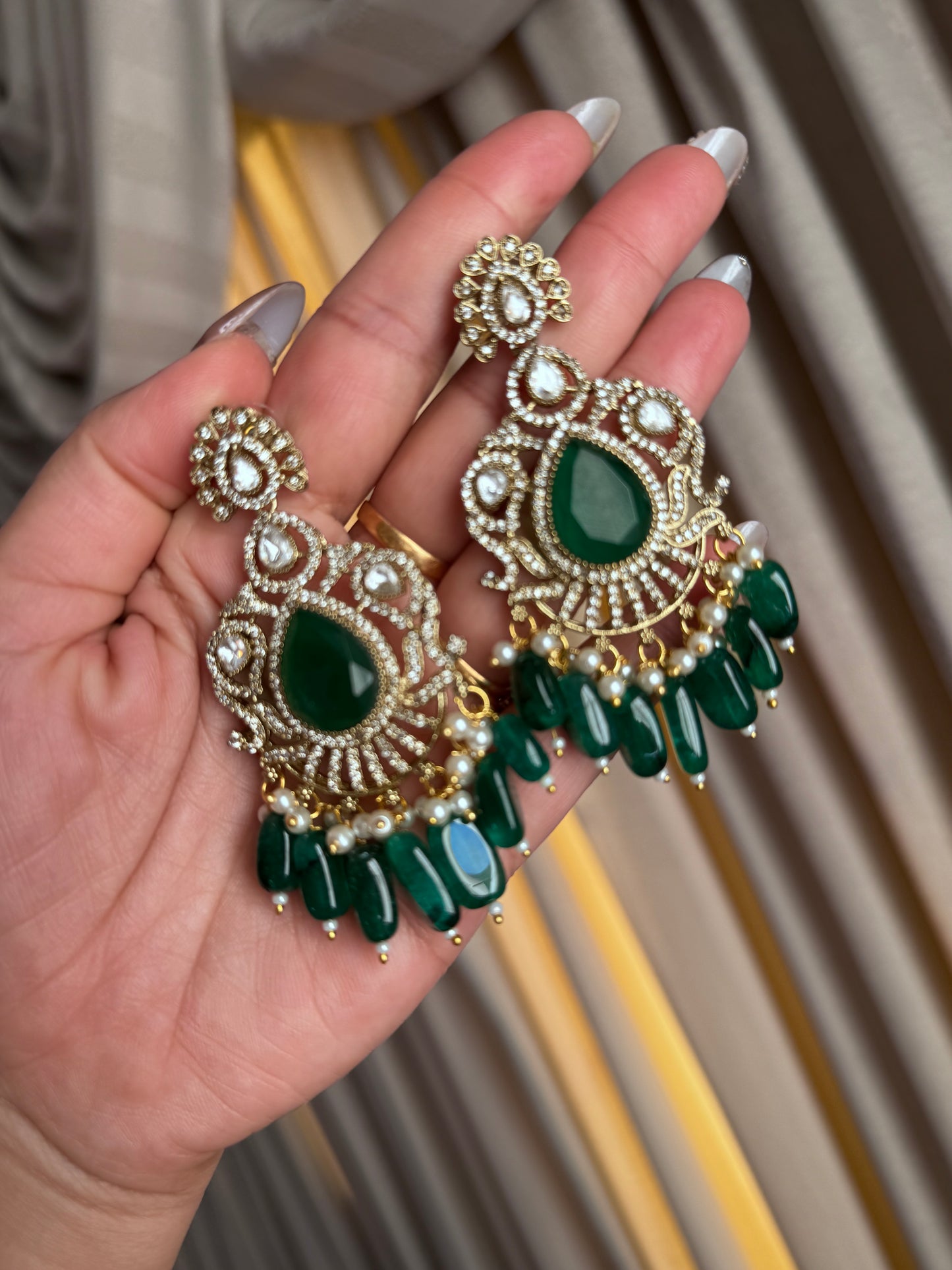 Premium moissanite necklace set