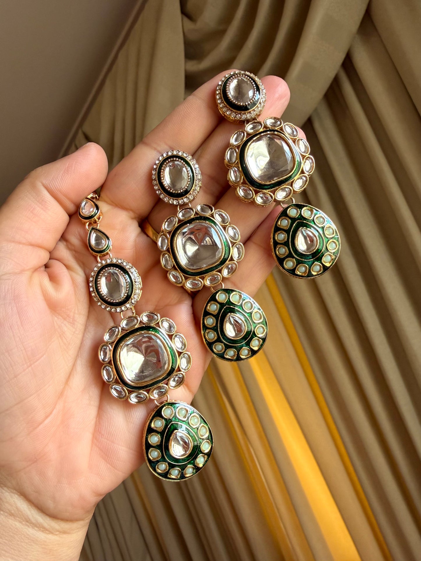 Kundan necklace set