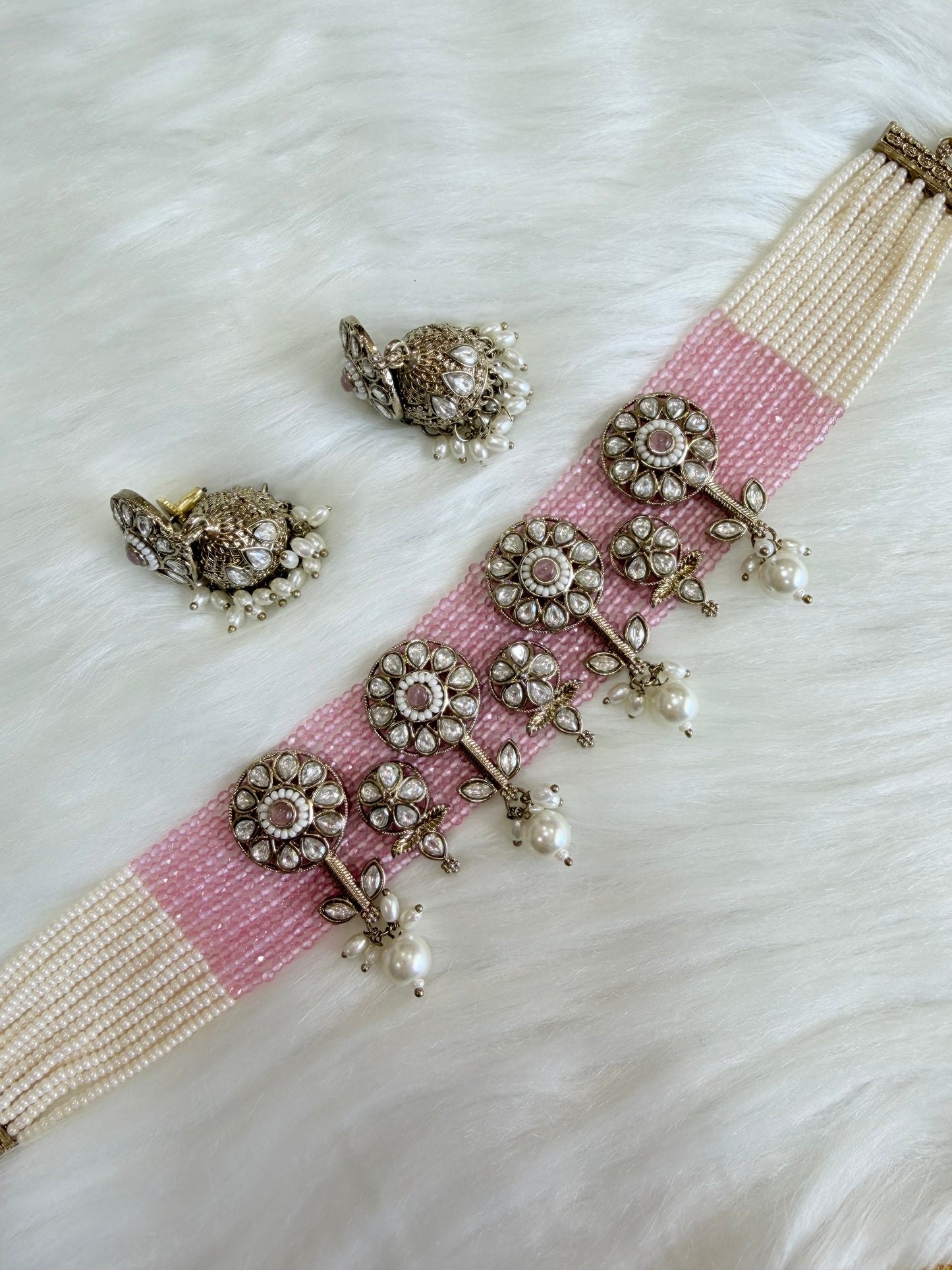 Premium kundan chokar set