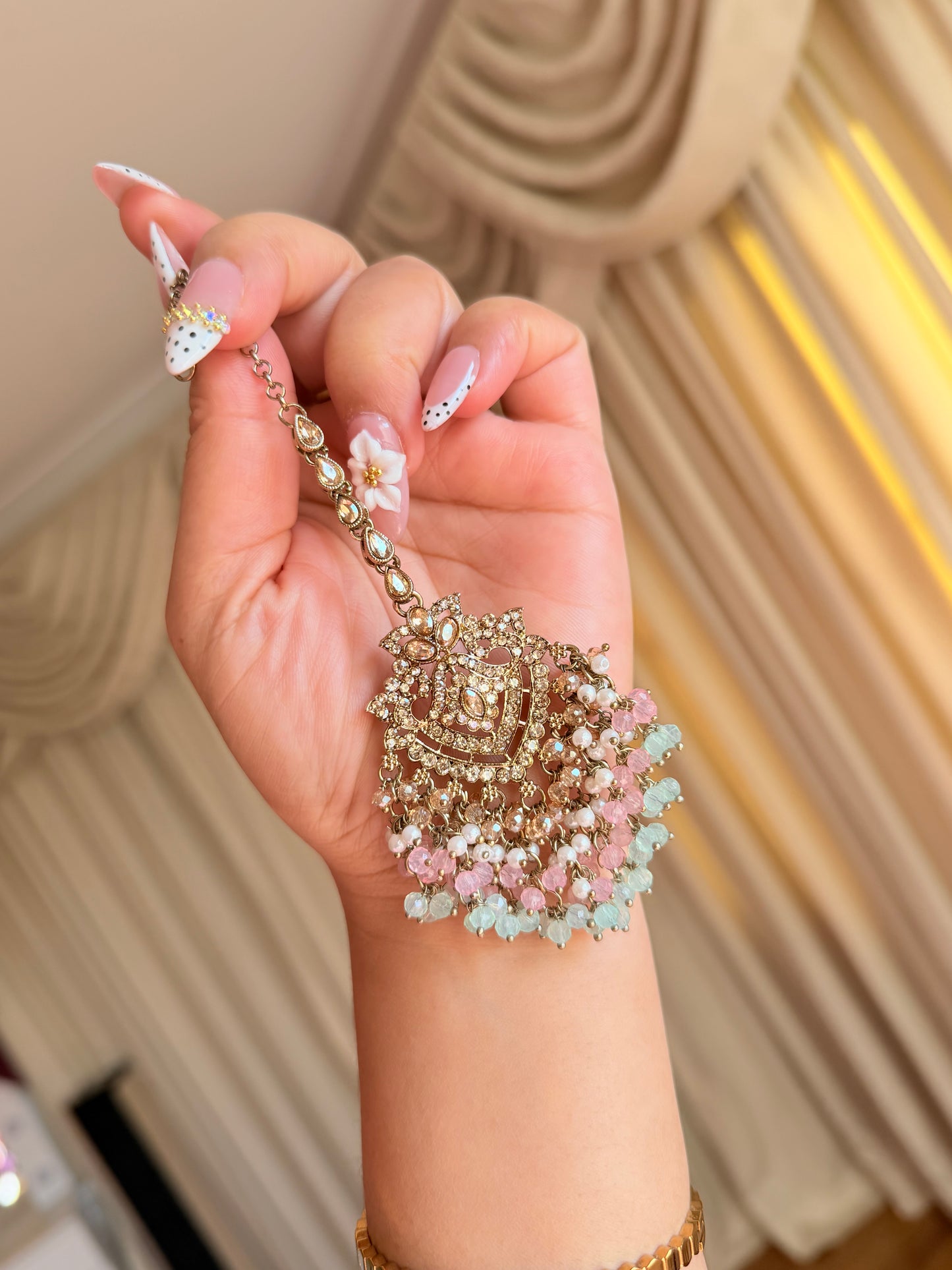 Heavy Polki necklace set