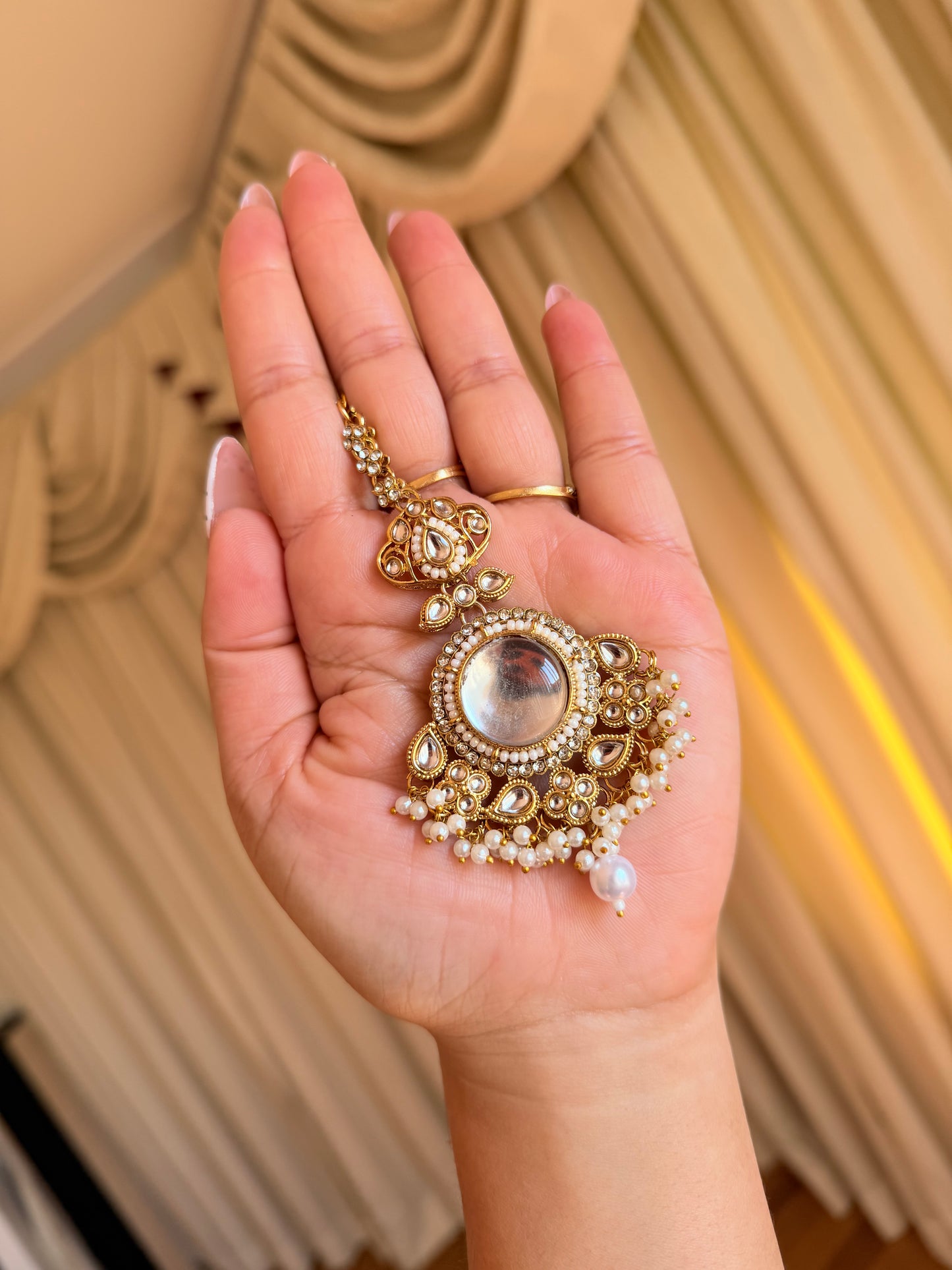 Kundan necklace set