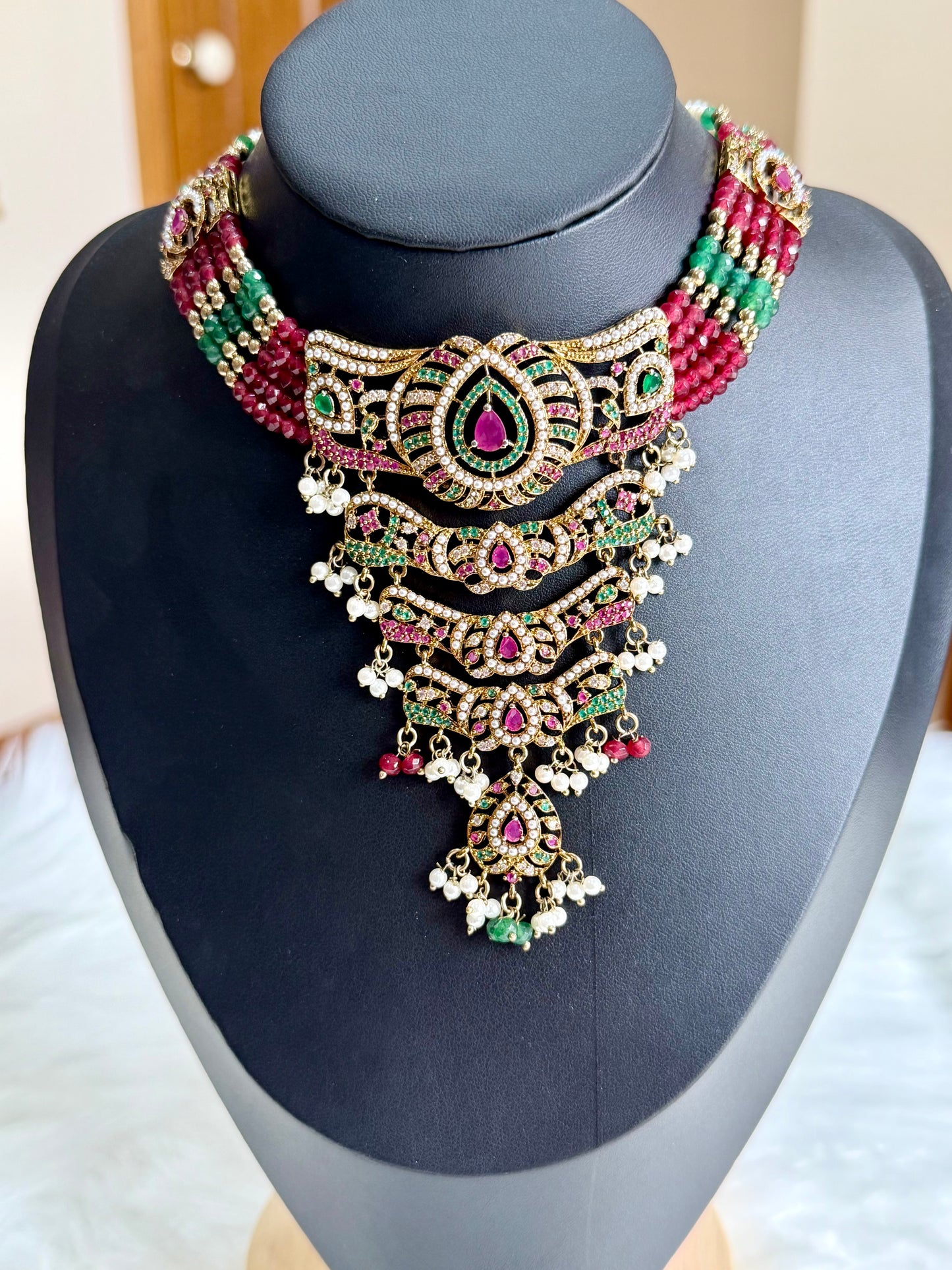 Premium Quality AD Necklace Set