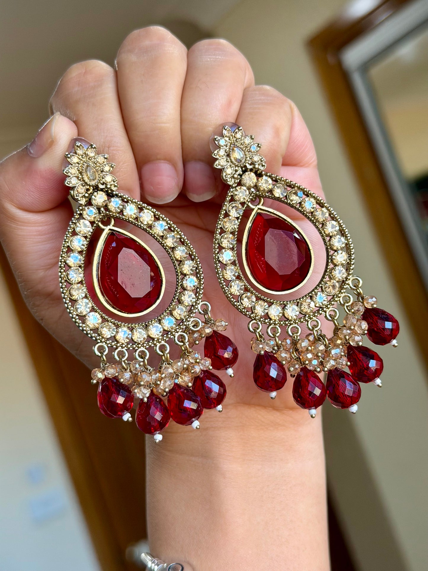Kundan earrings