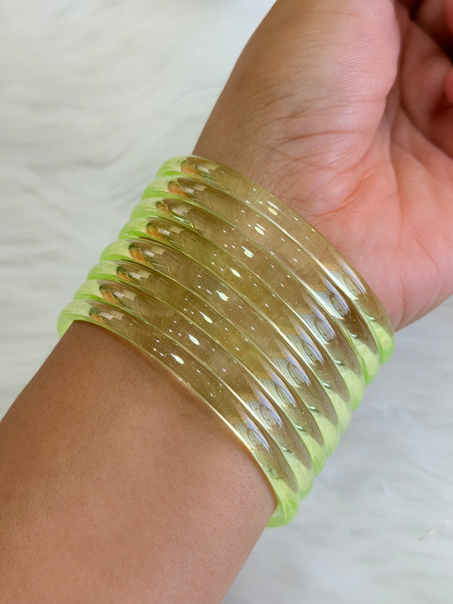 Jelly bangles (Set of 8 bangles )