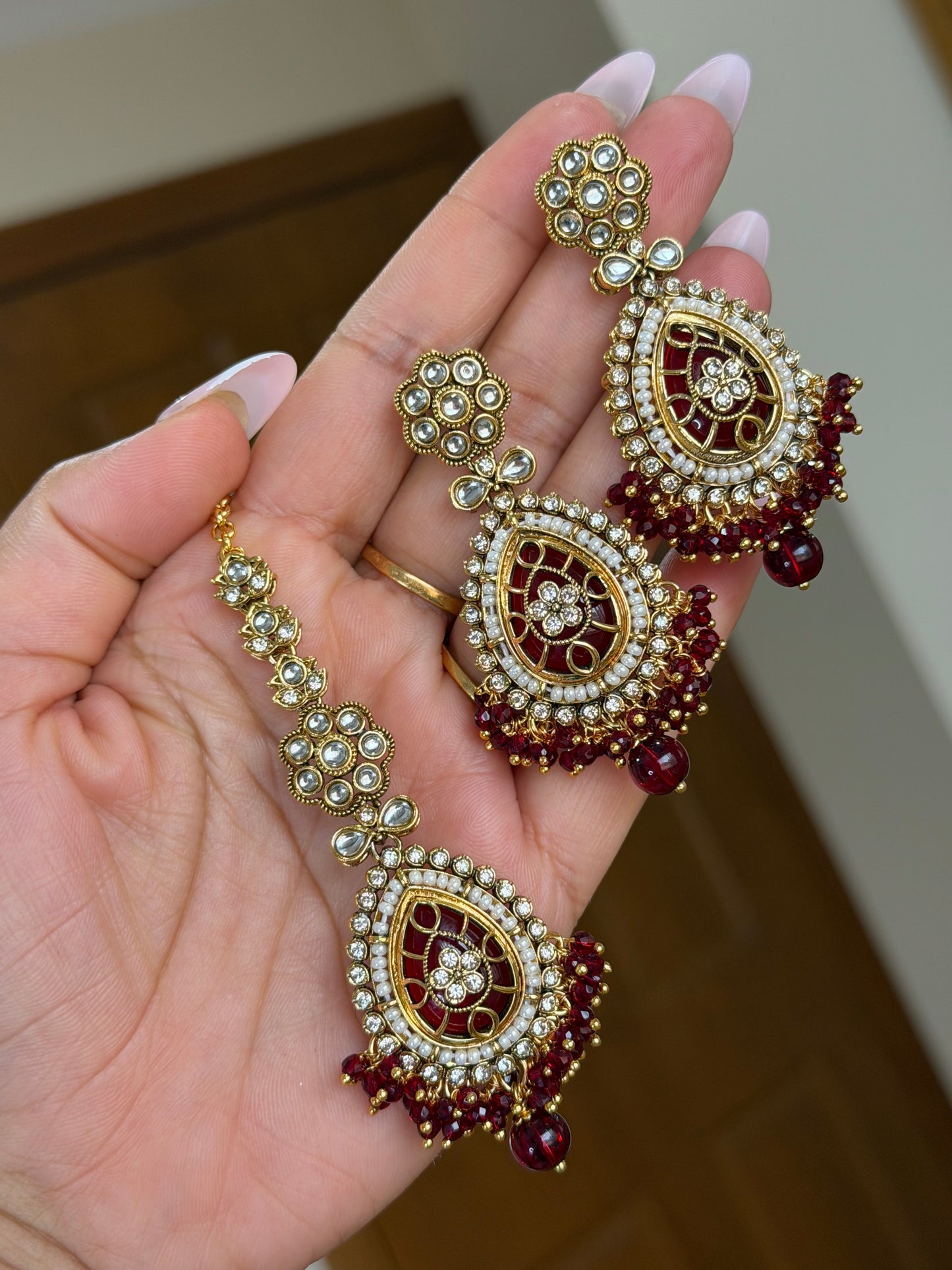 Kundan earrings