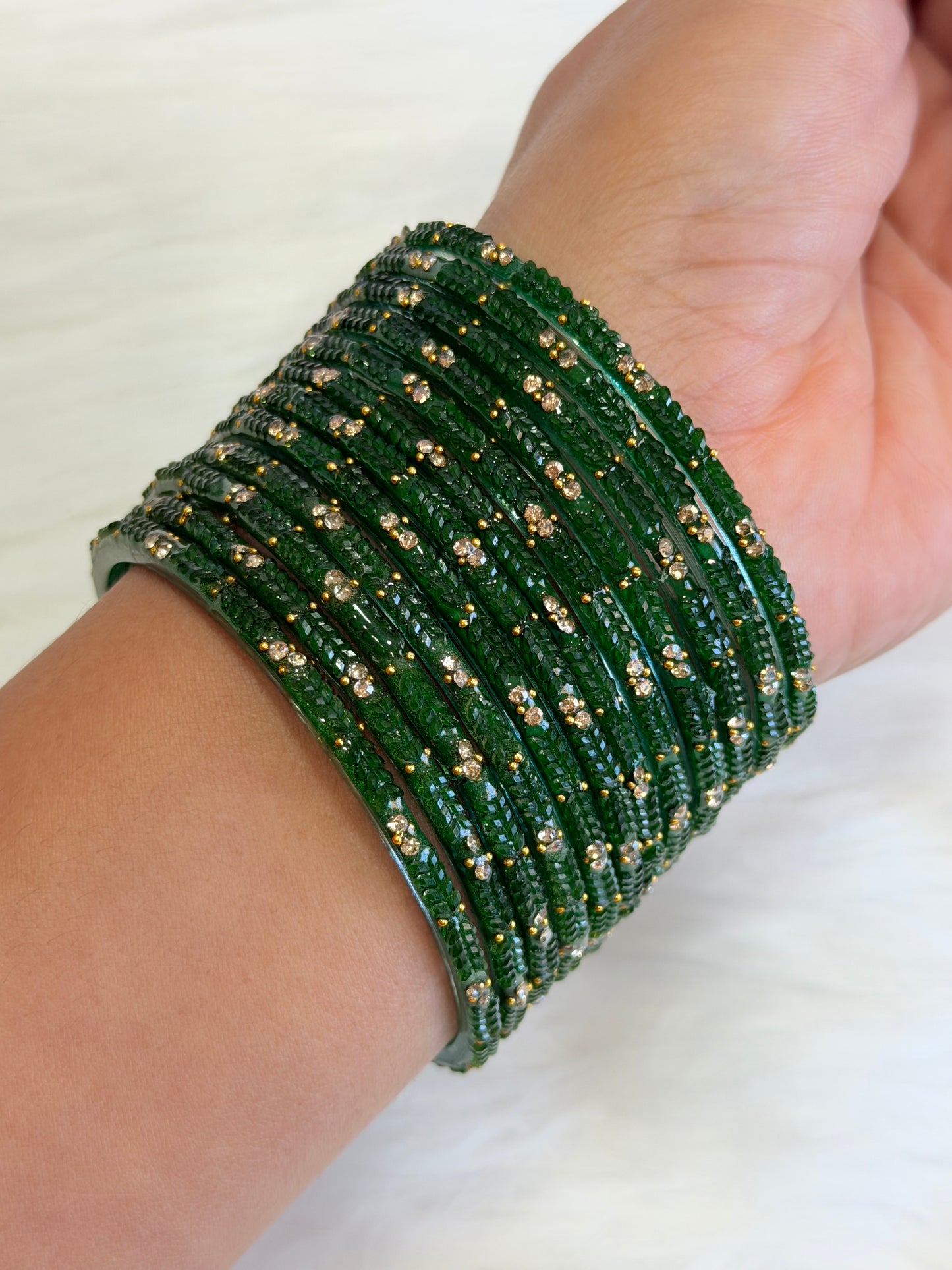 Glass bangles