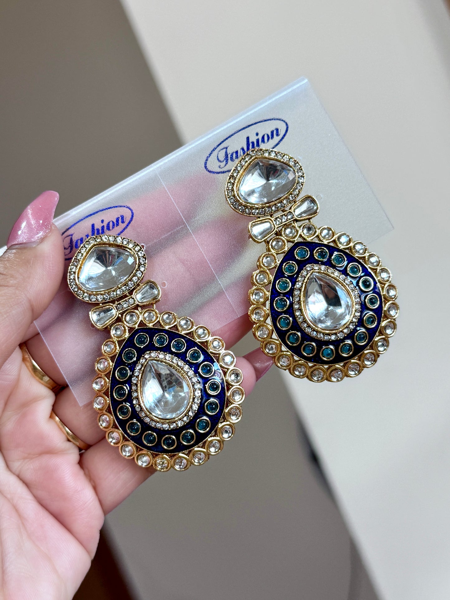 Kundan earrings