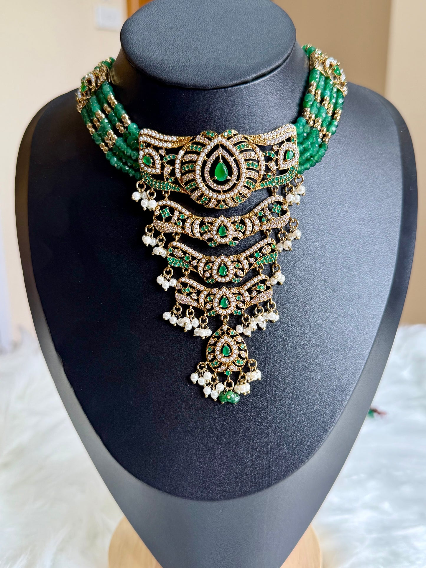 Premium Quality AD Necklace Set