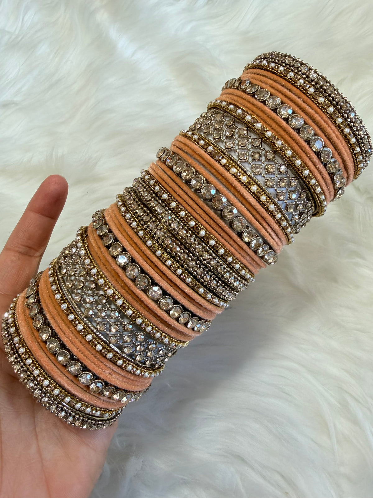 Polki bangles set