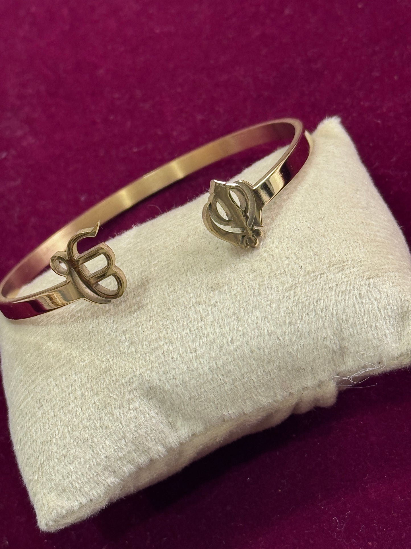 Gold plated anti tarnish bracelet