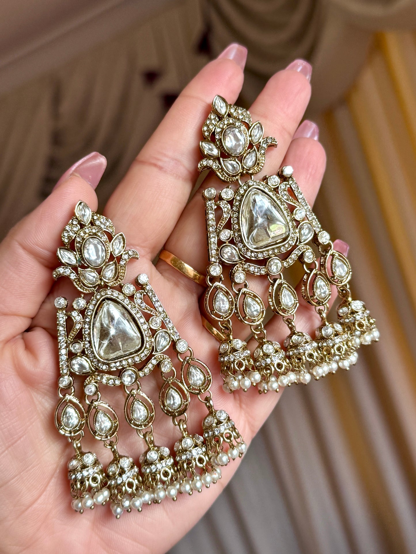 Kundan earrings