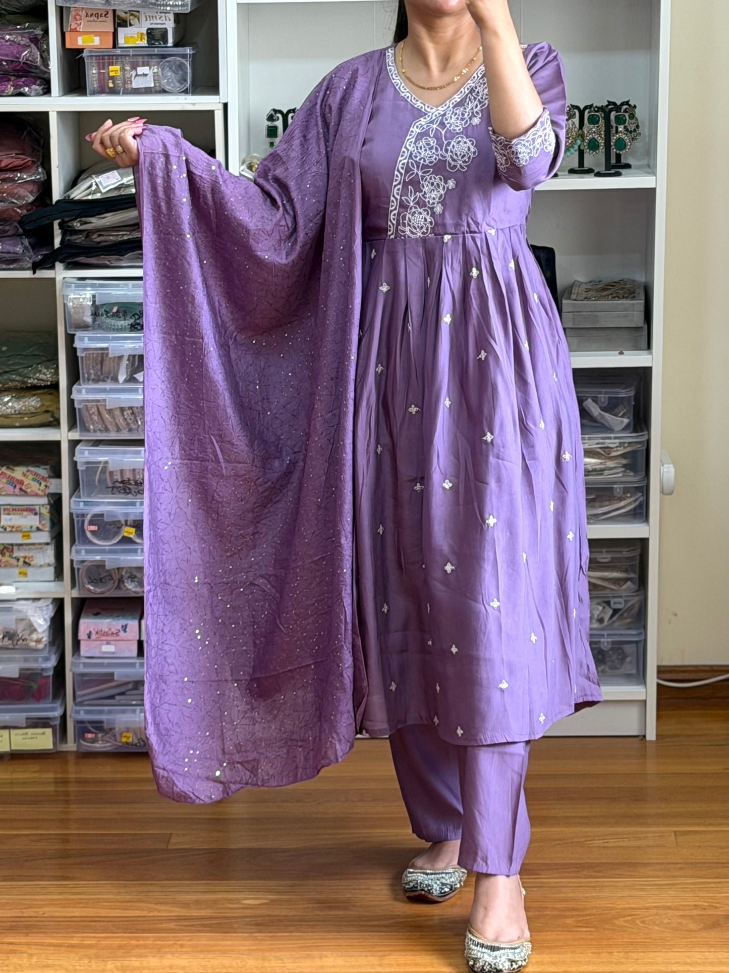 HEAVY ROMAN SILK SUIT