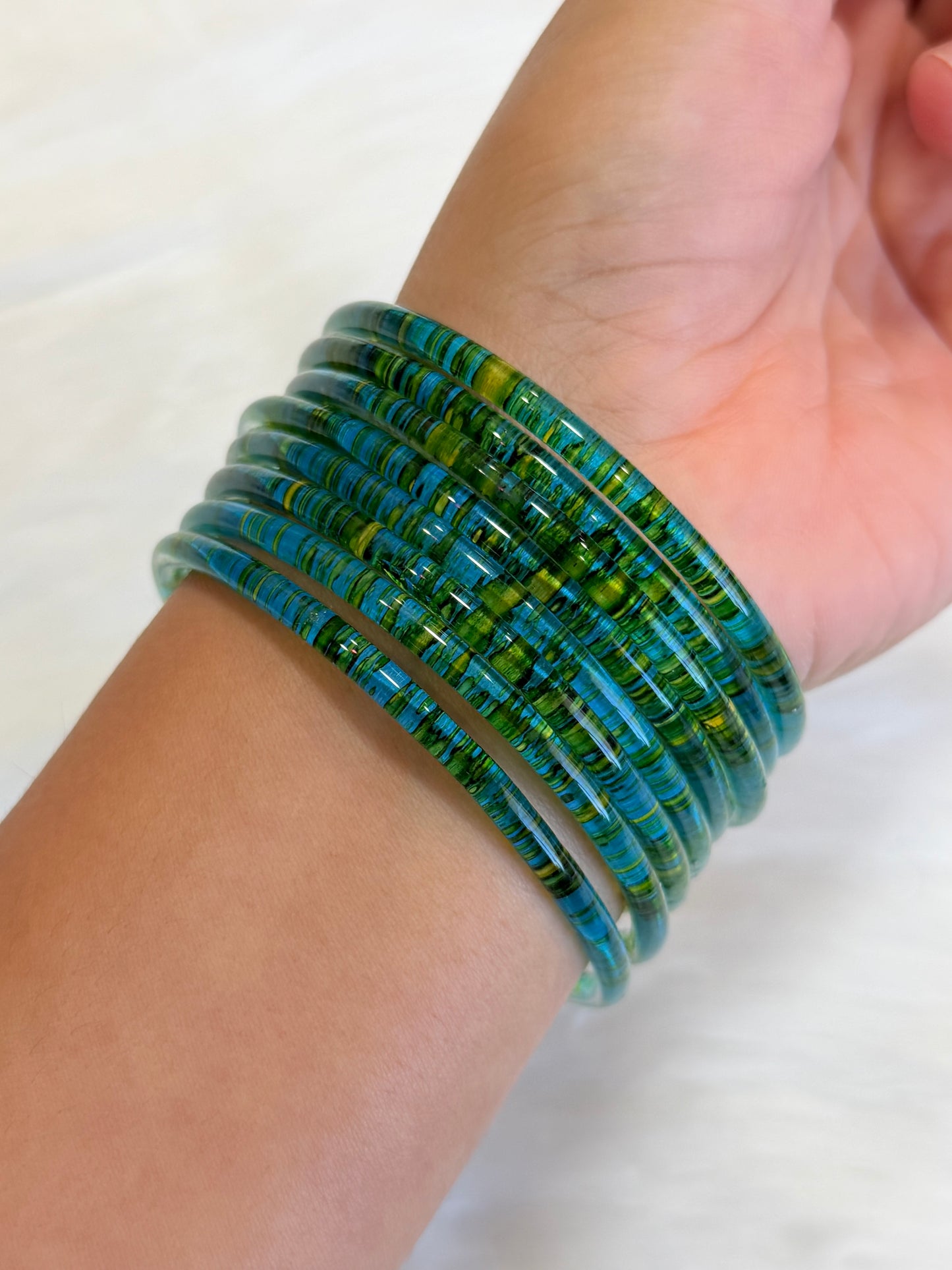 Jelly bangles (Set of 8 bangles )
