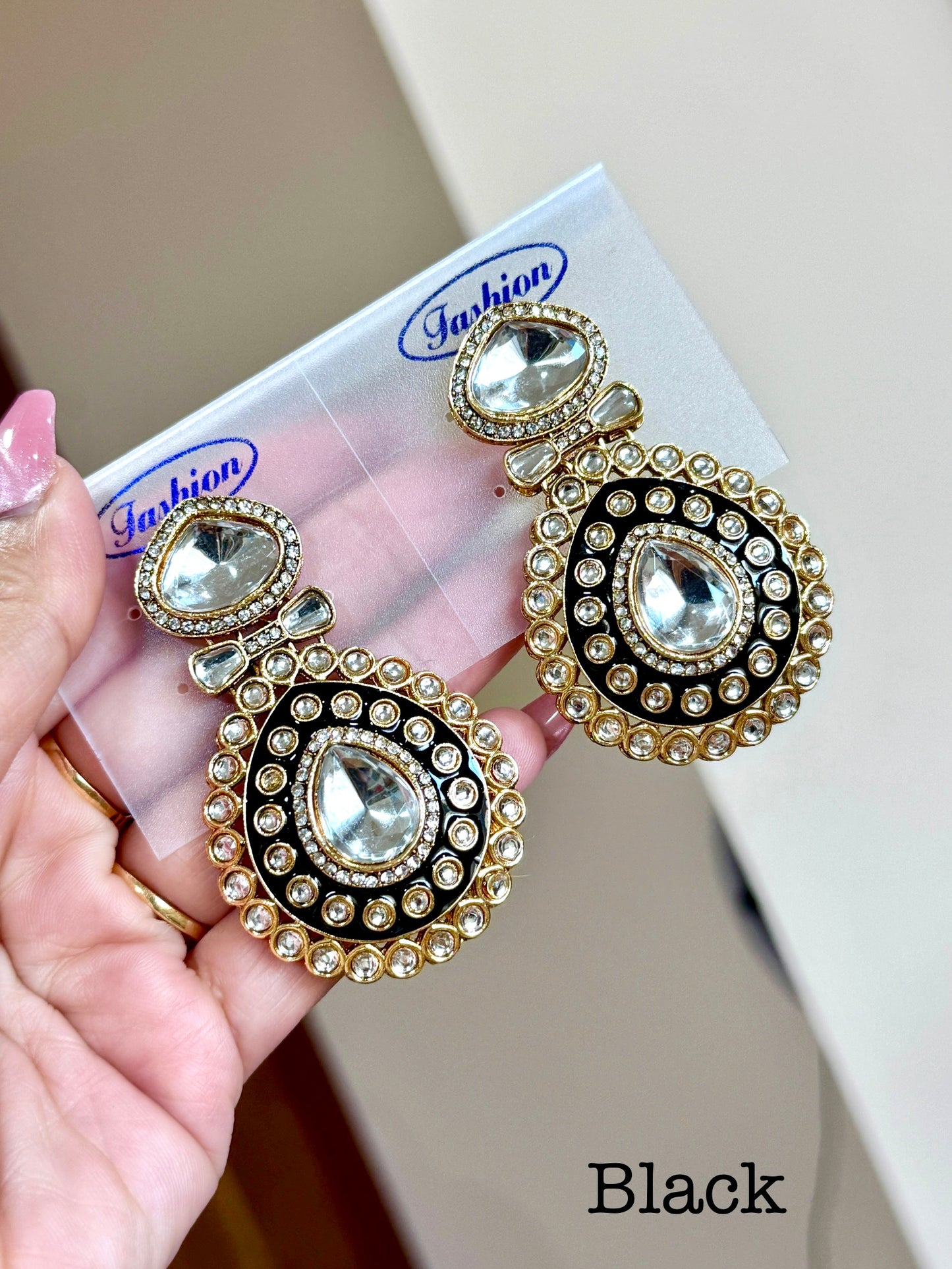 Kundan earrings