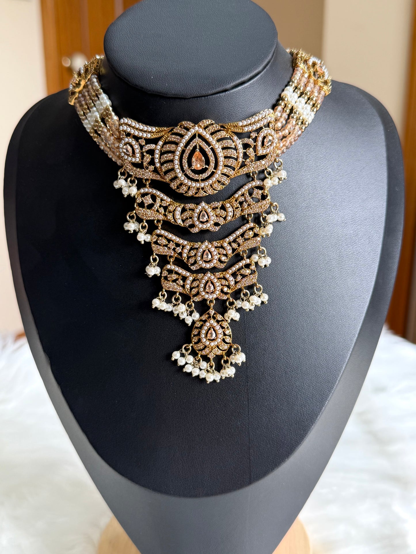 Premium Quality AD Necklace Set