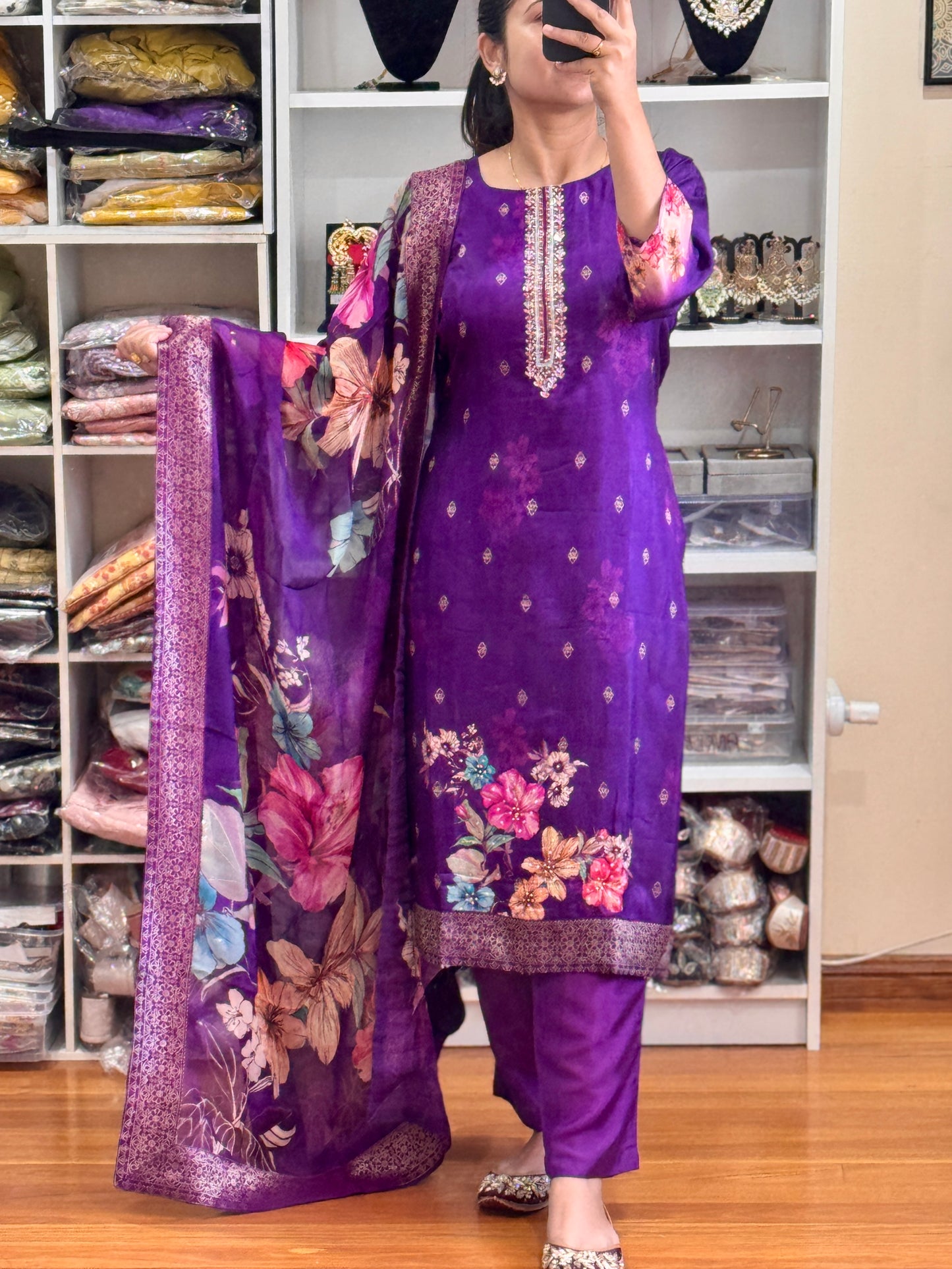 Pure dolla jacquard suit