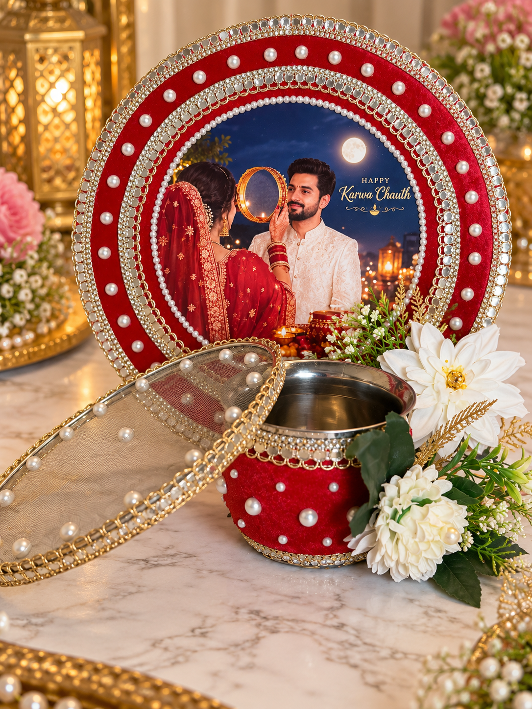 Karwa chauth thali set