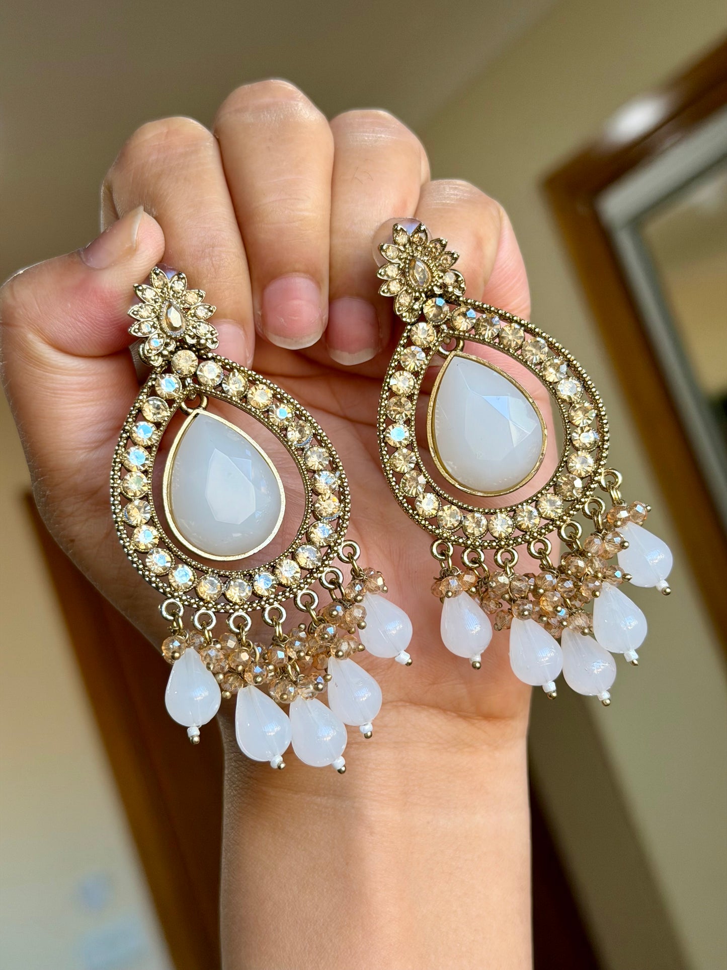 Kundan earrings