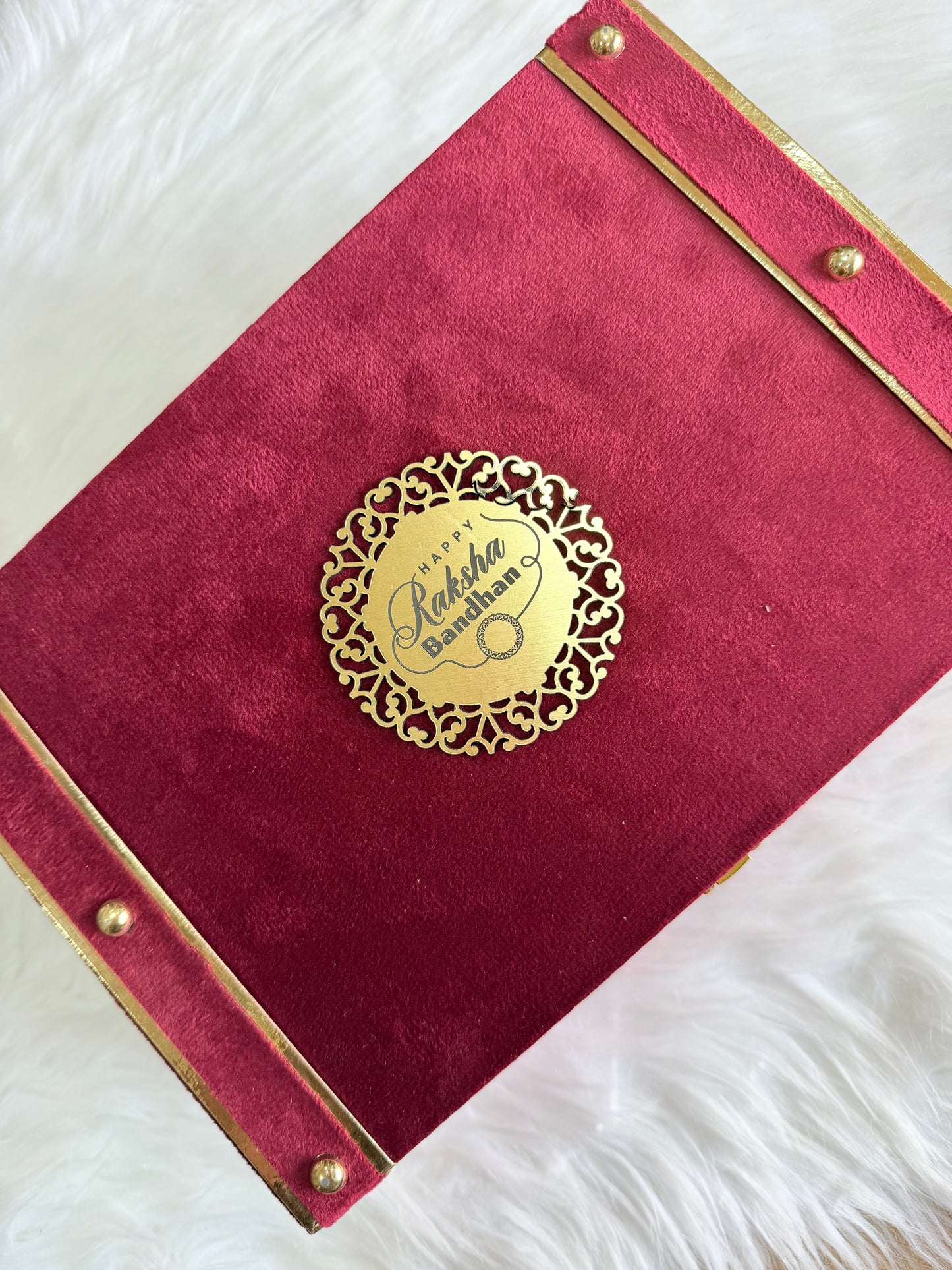 Premium velvet box hamper