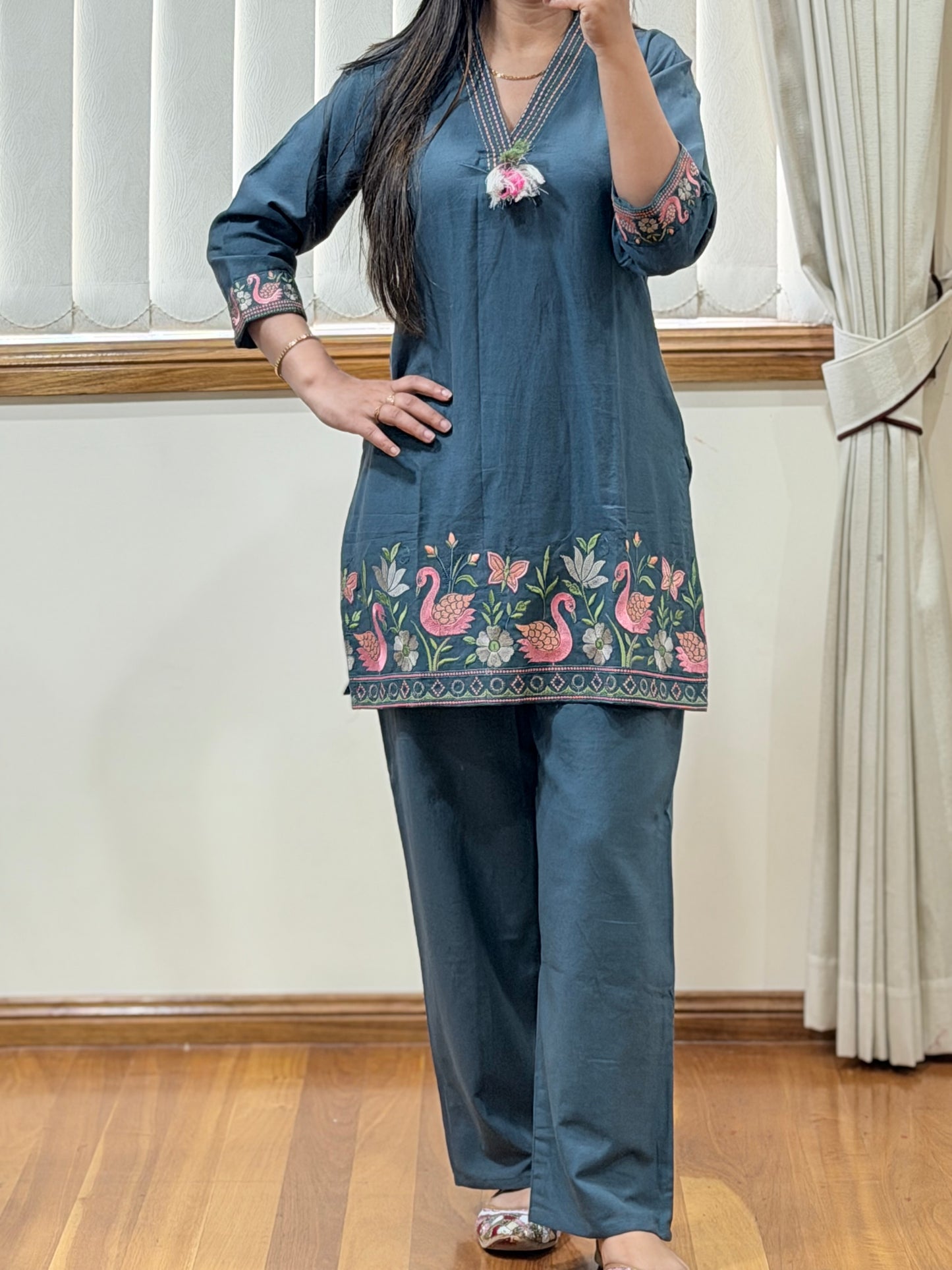 Khadi cotton cord set