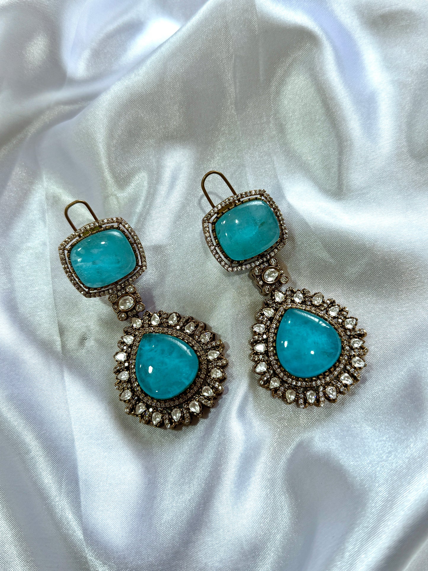 Premium moissanite earrings
