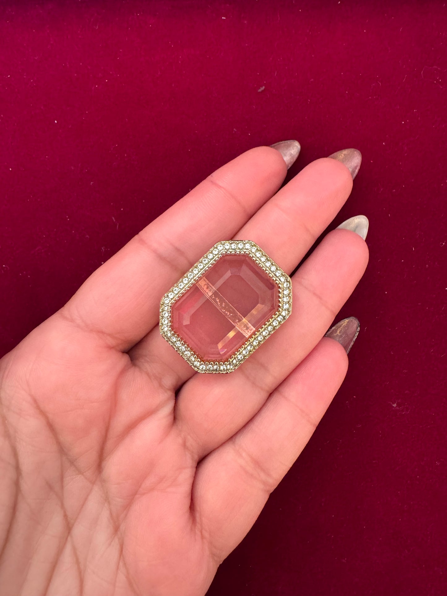 Oversized adjustable ring