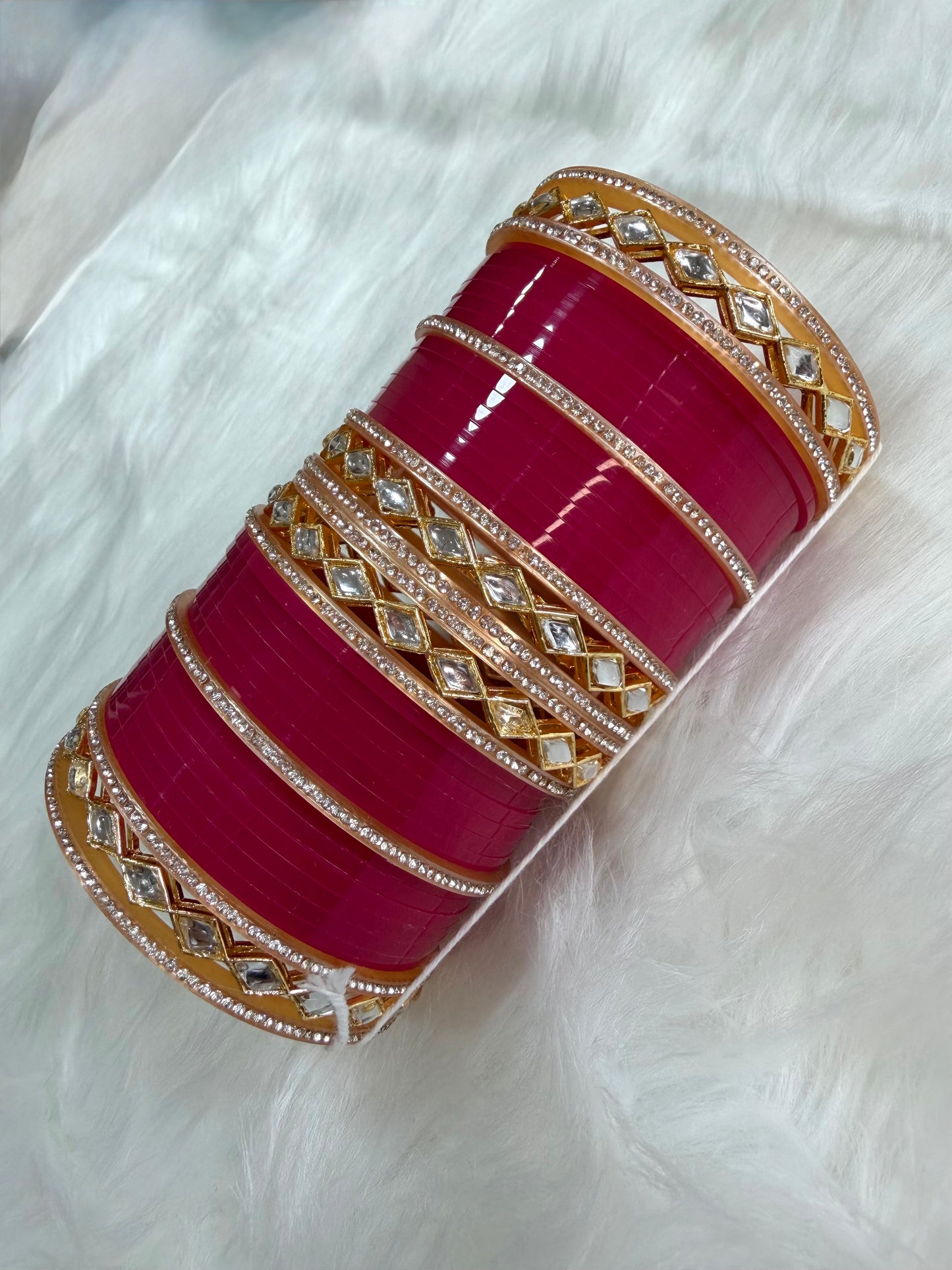 Small Chooda – Beautiful Set for Both Hands( Pink)