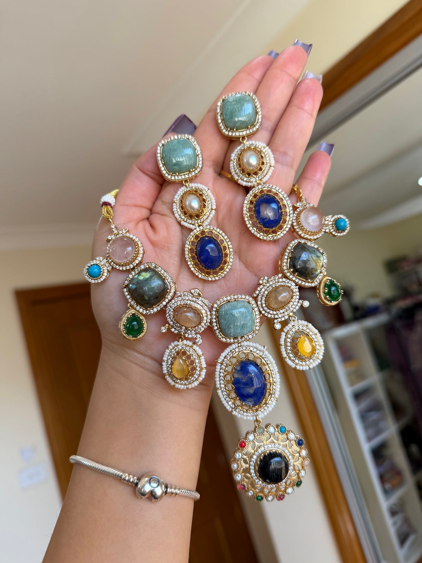 Premium necklace set(Without box)