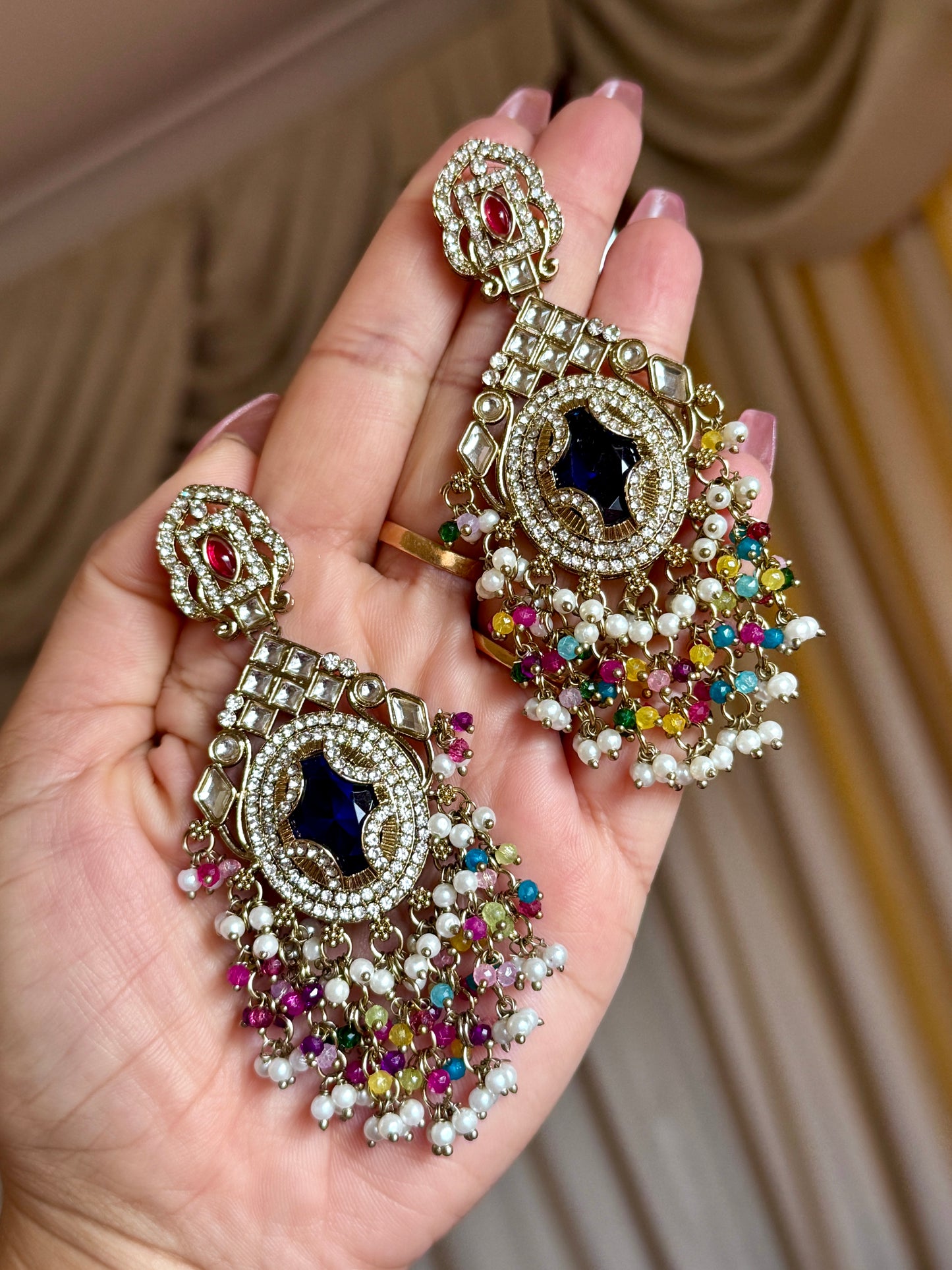 Kundan earrings