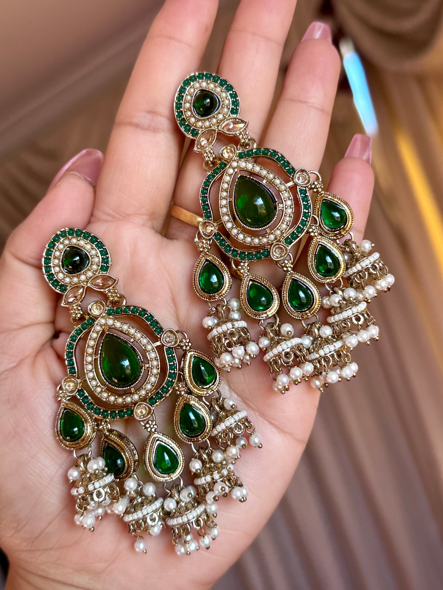 Kundan earrings