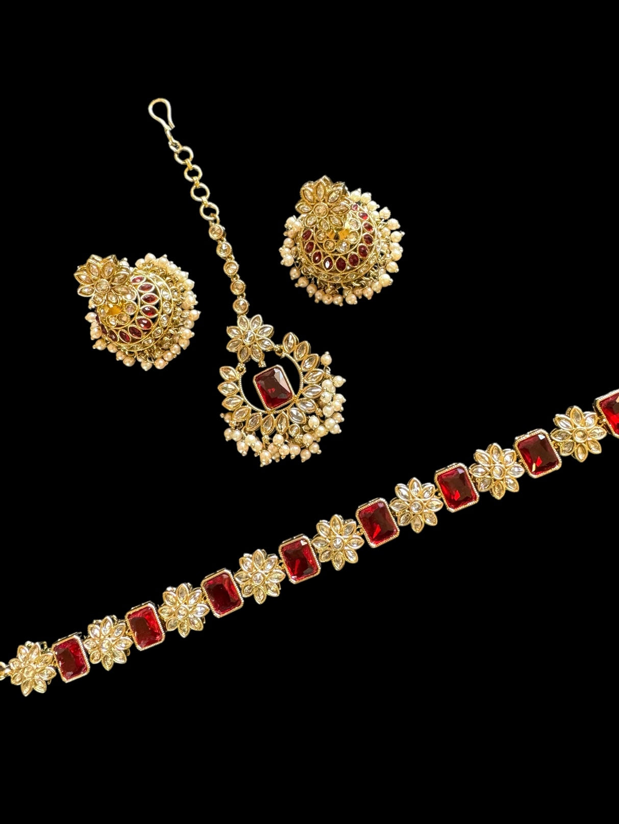 Sleek Polki necklace