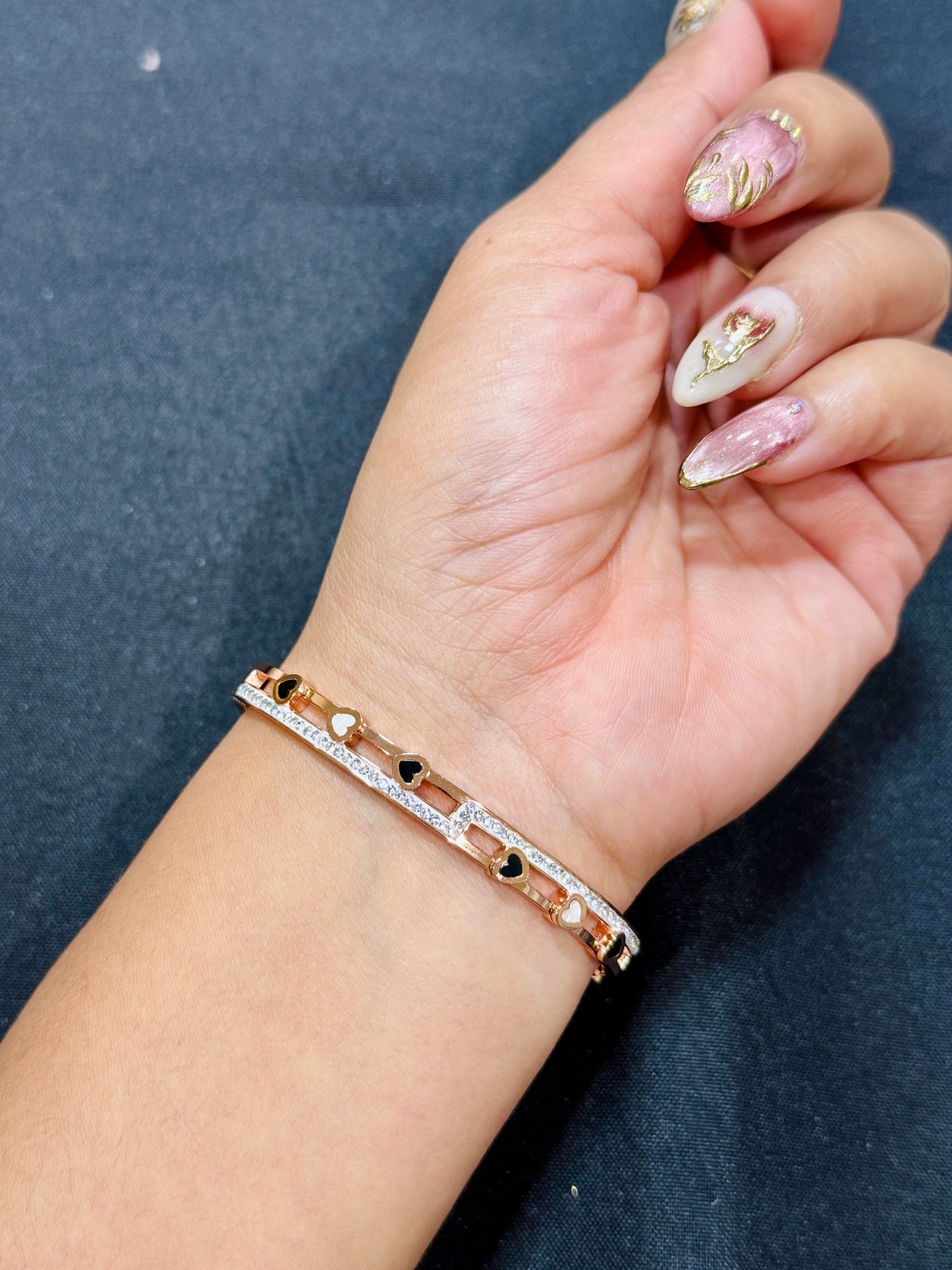 Openable anti tarnish bracelet (Rose gold)