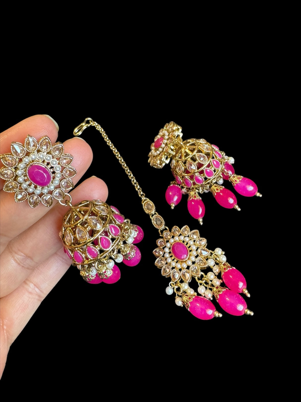 Polki necklace set