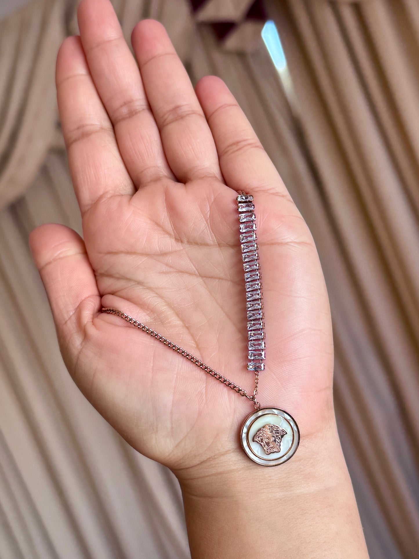 Anti tarnish chain(Rose gold)