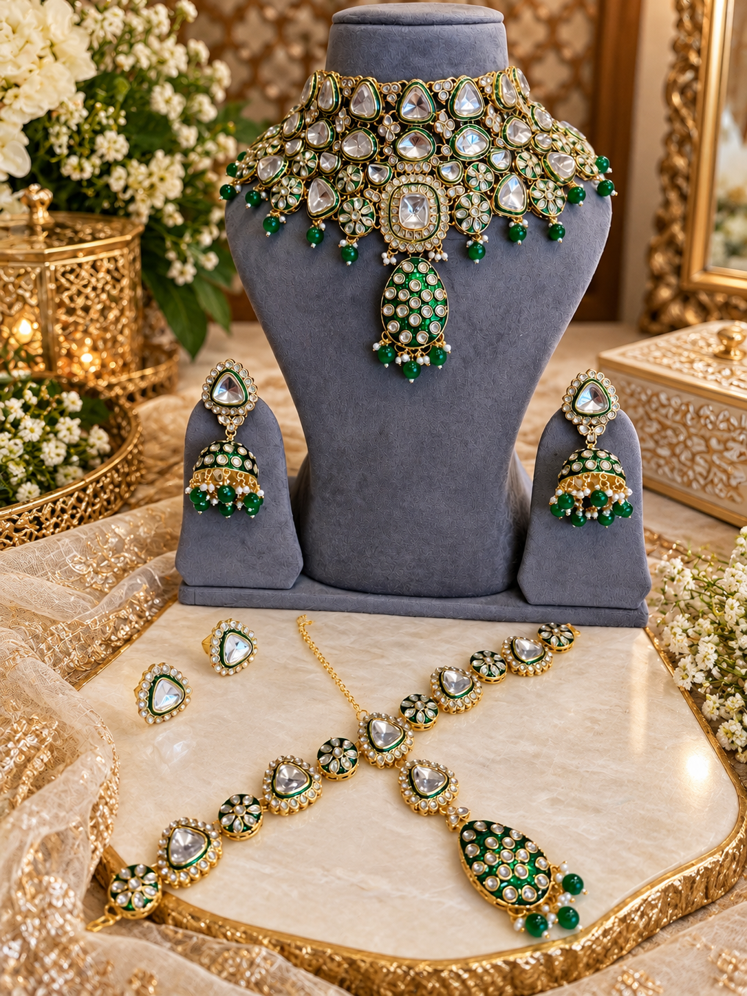Kundan Bridal jewellery set