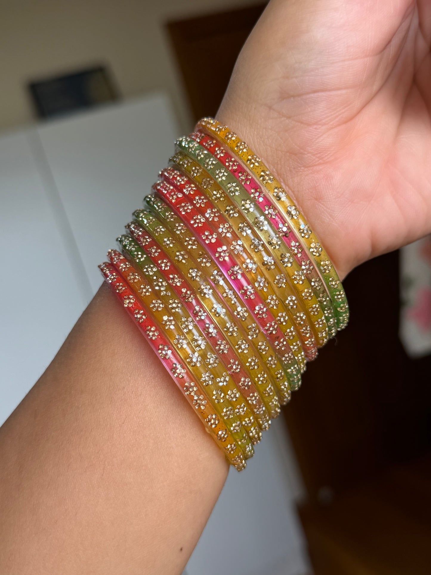 Glass bangles