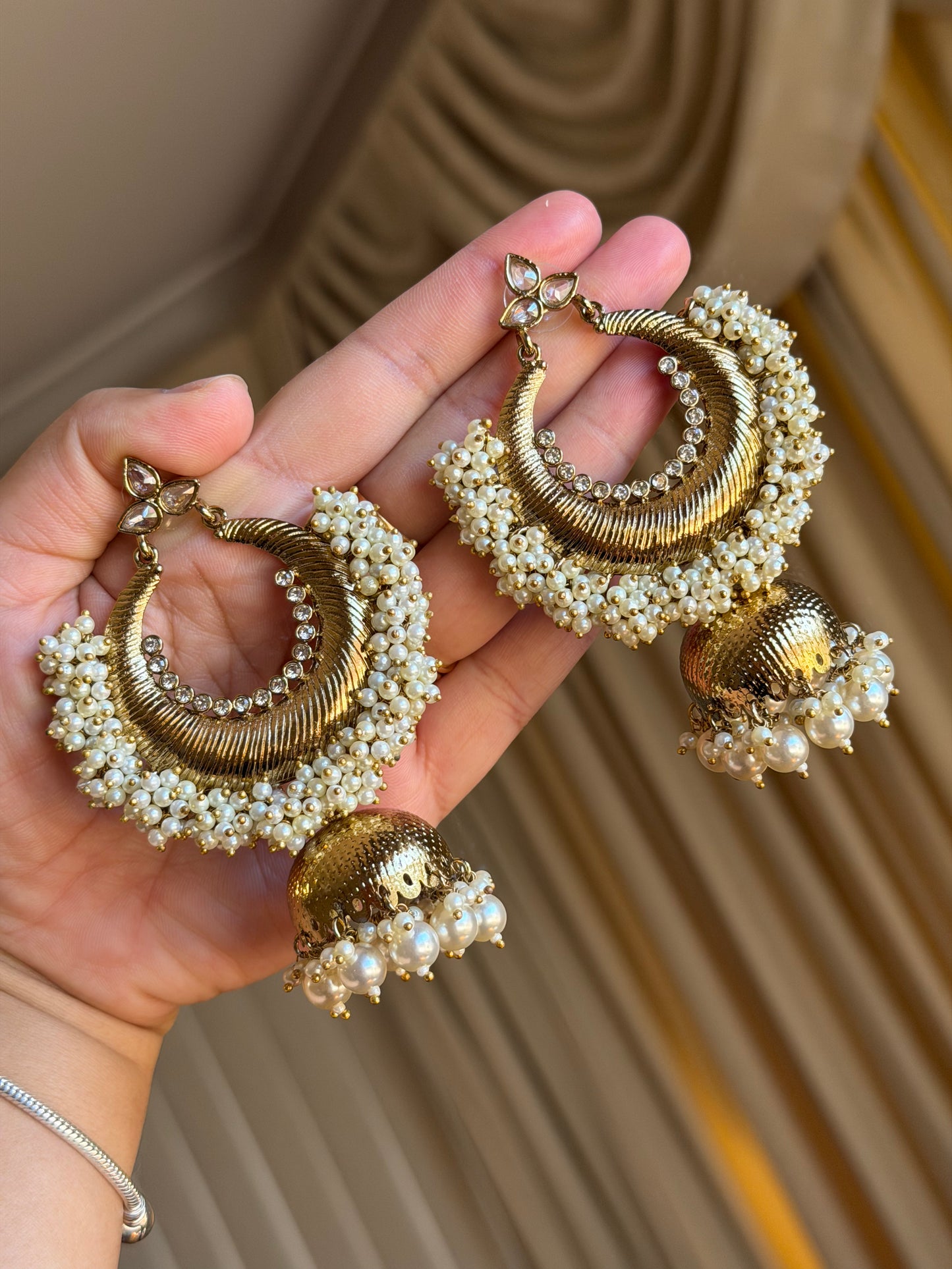 Golden earrings