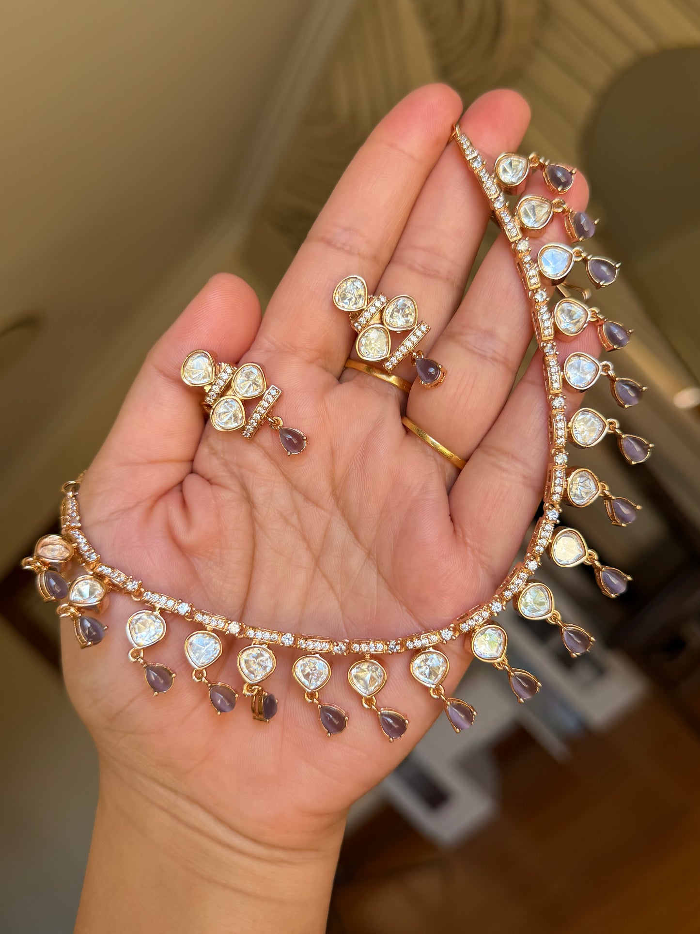 Premium tyaani inspired necklace set