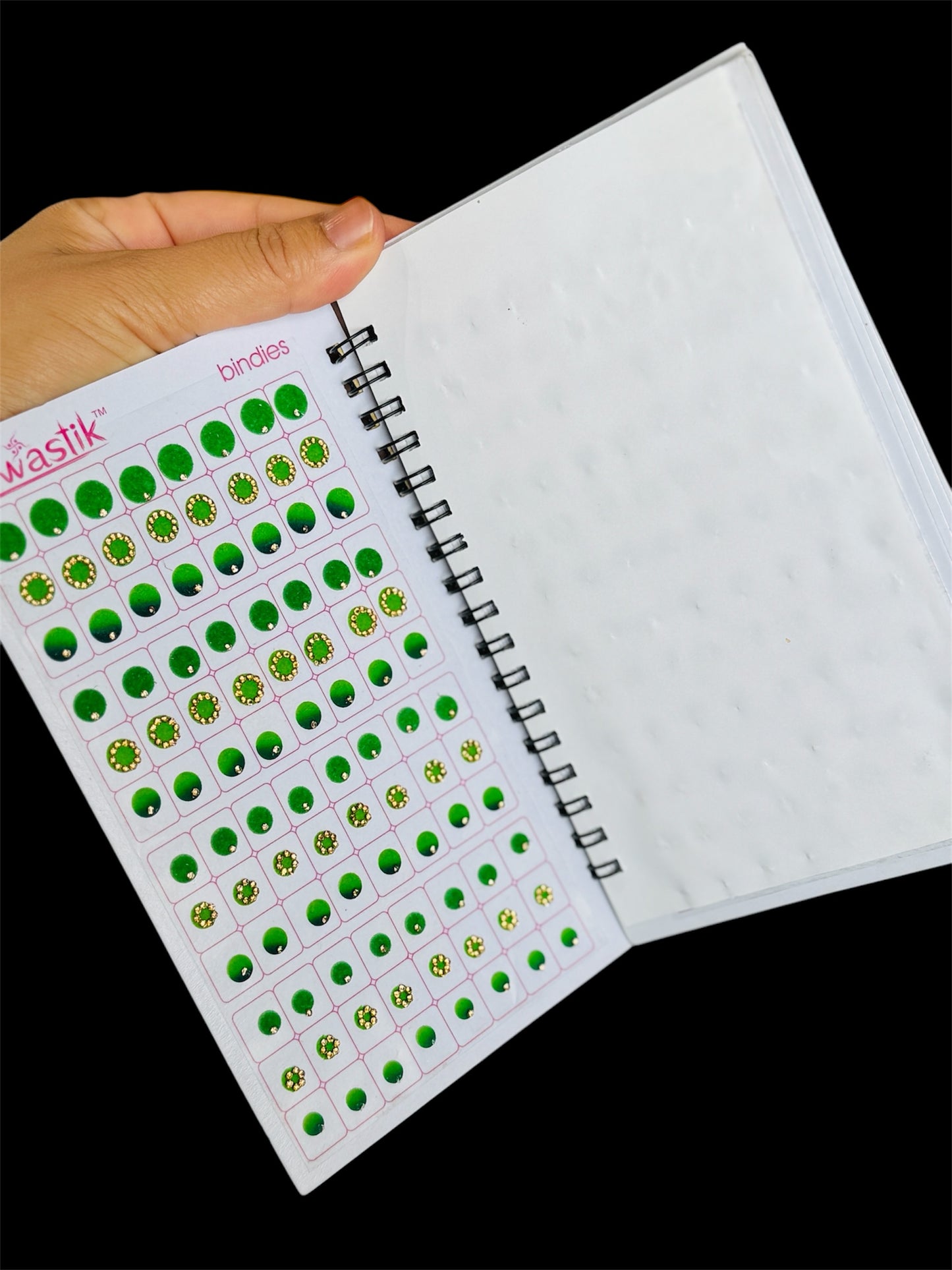 Multicolor Velvet Bindi Book For Women & Girls Total Pieces 960