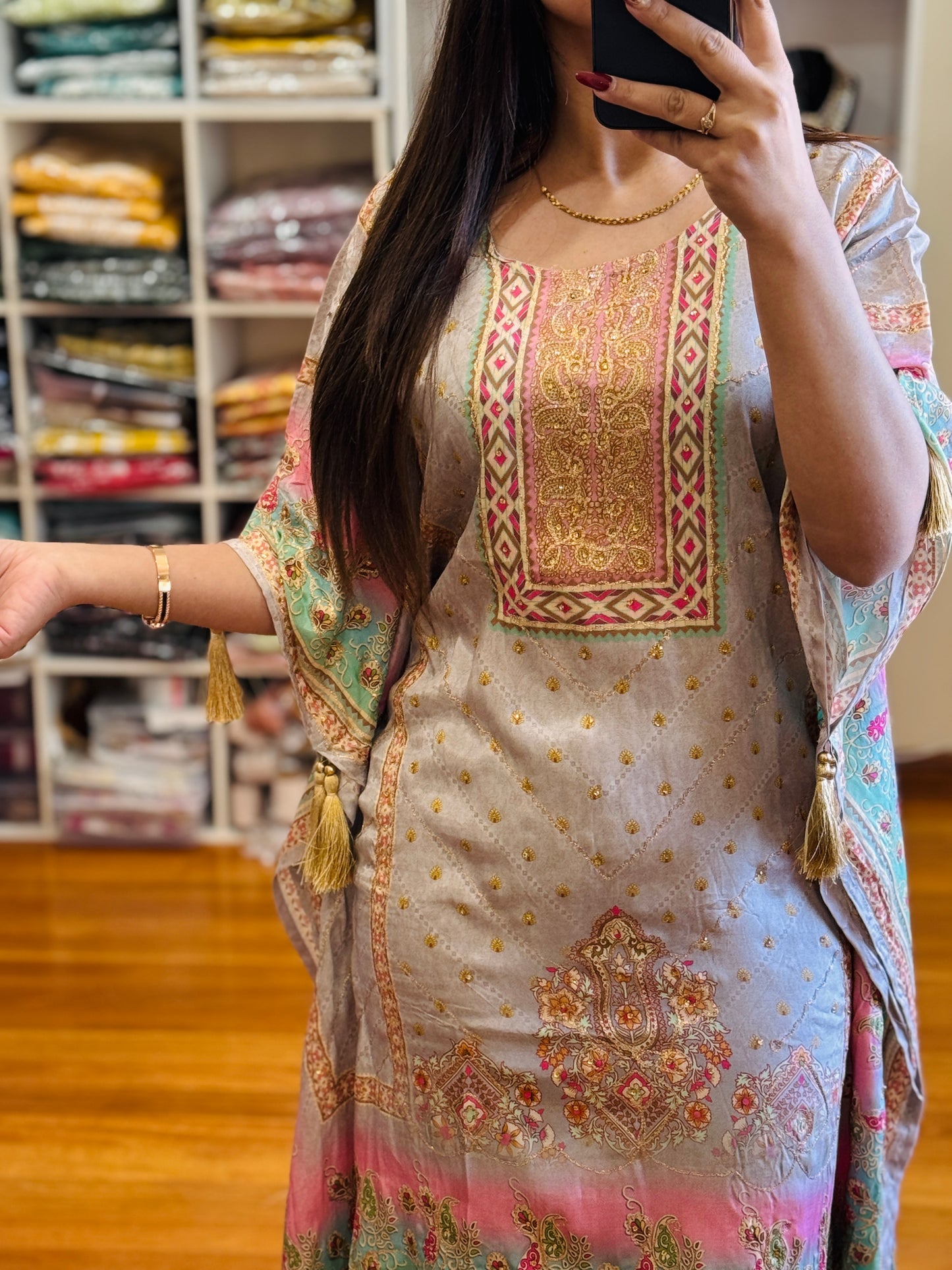 PURE MUSLIN KAFTAN