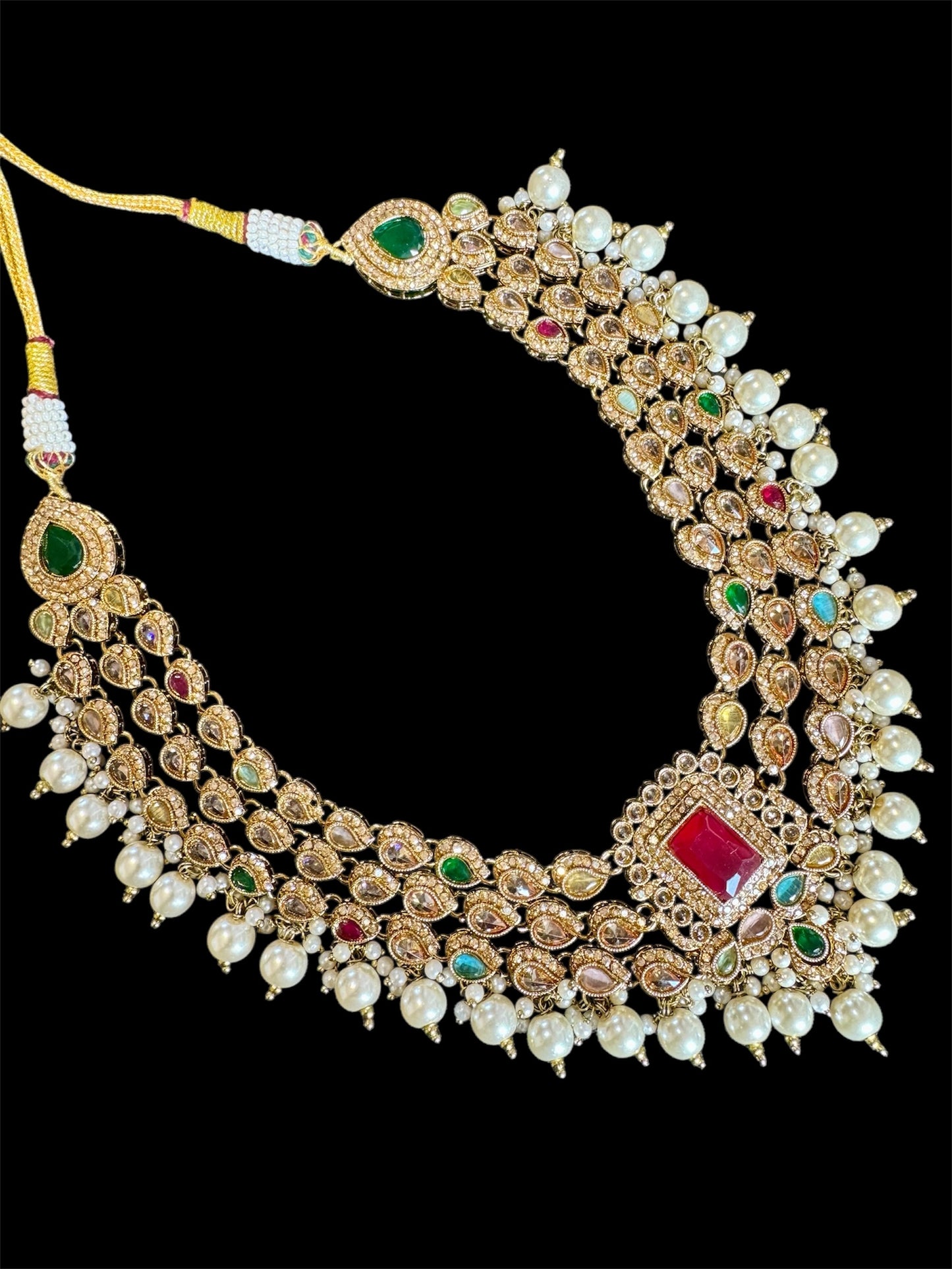 Polki necklace set