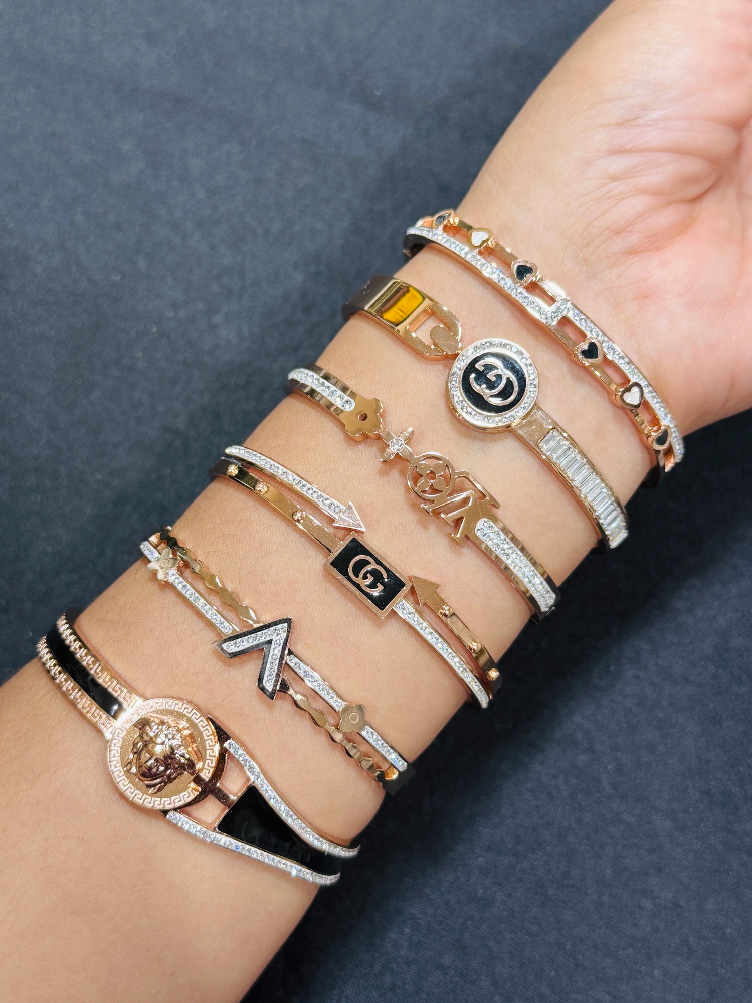 Anti tarnish bracelets/chains/studs