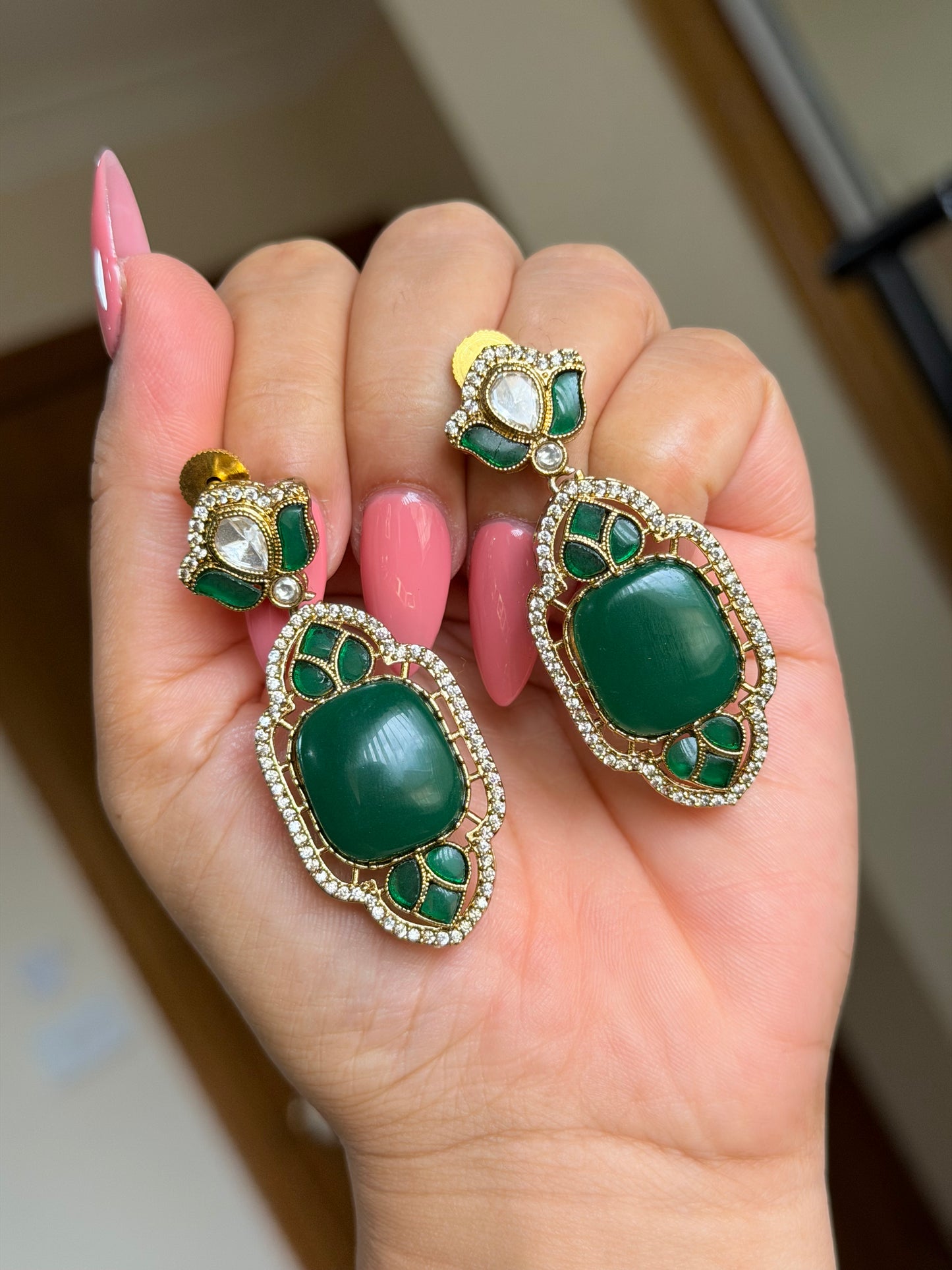 Kundan earrings